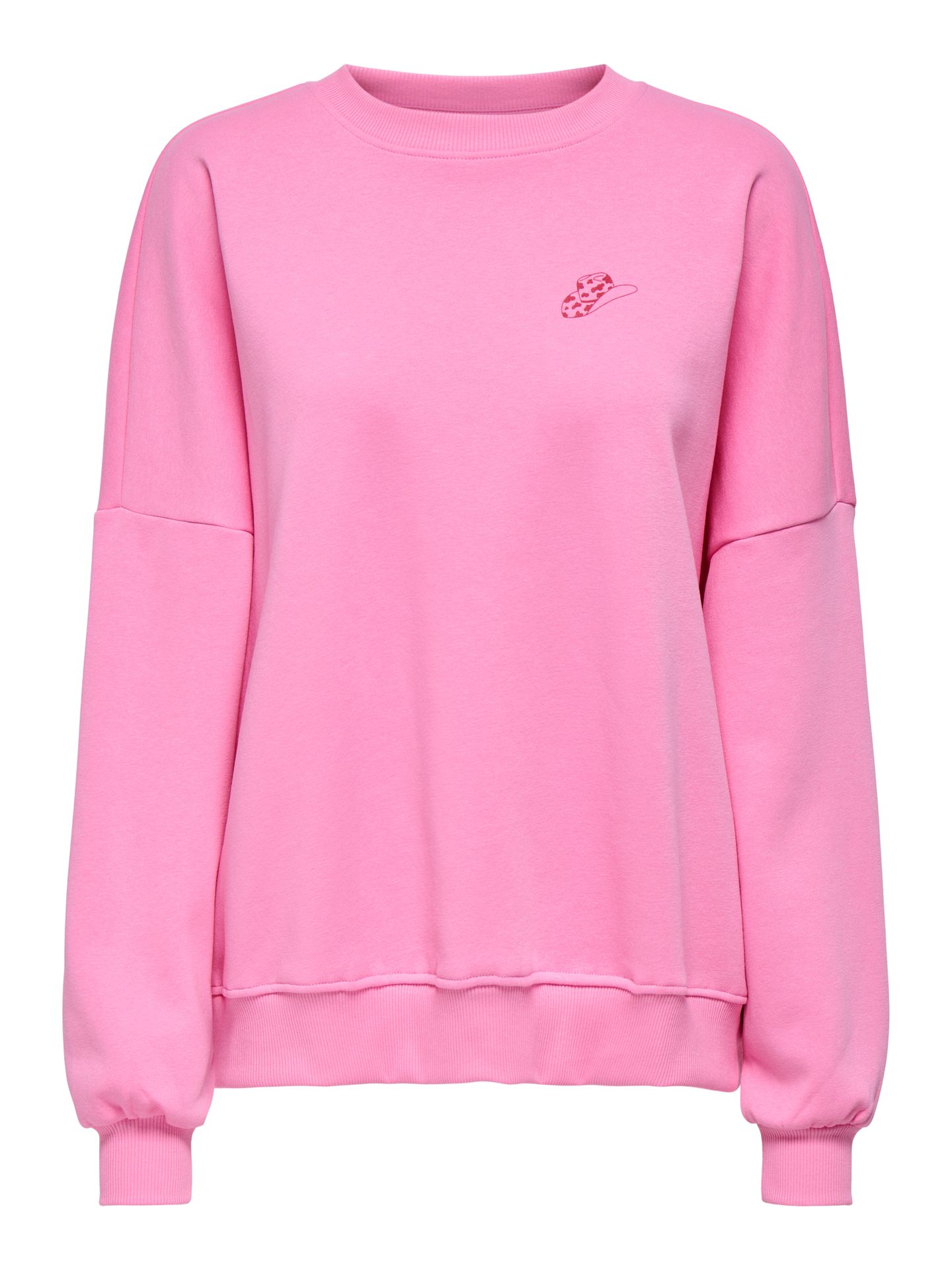 Only ONLSTINA L/S LOVELY O-NECK BOX SWT Sachet Pink/Wild like the west 00113870-EKA26011400002998