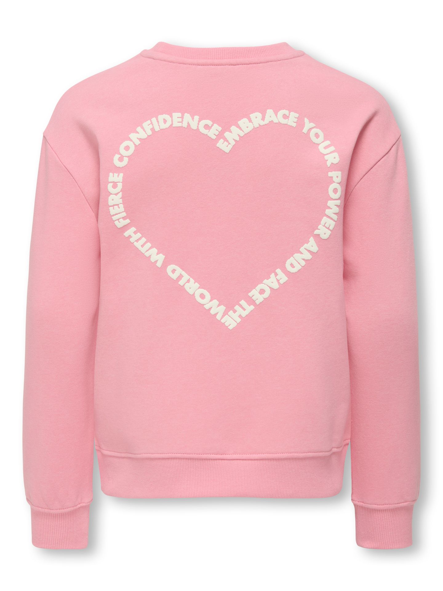 Only KOGDITTE L/S HEART O-NECK CS SWT Sea Pink/Fierce 2900157622033