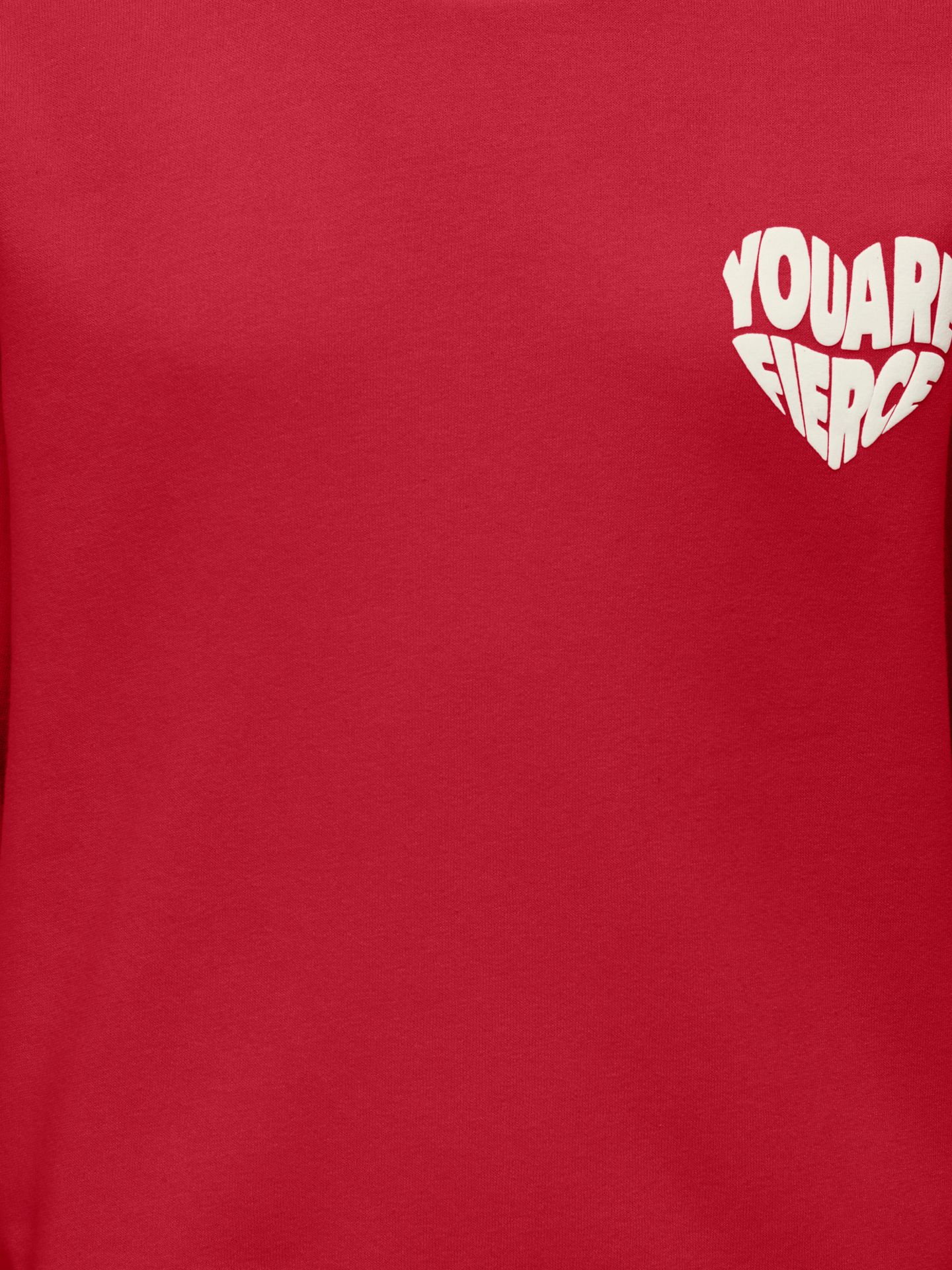 Only KOGDITTE L/S HEART O-NECK CS SWT Salsa/Fierce 2900157623030