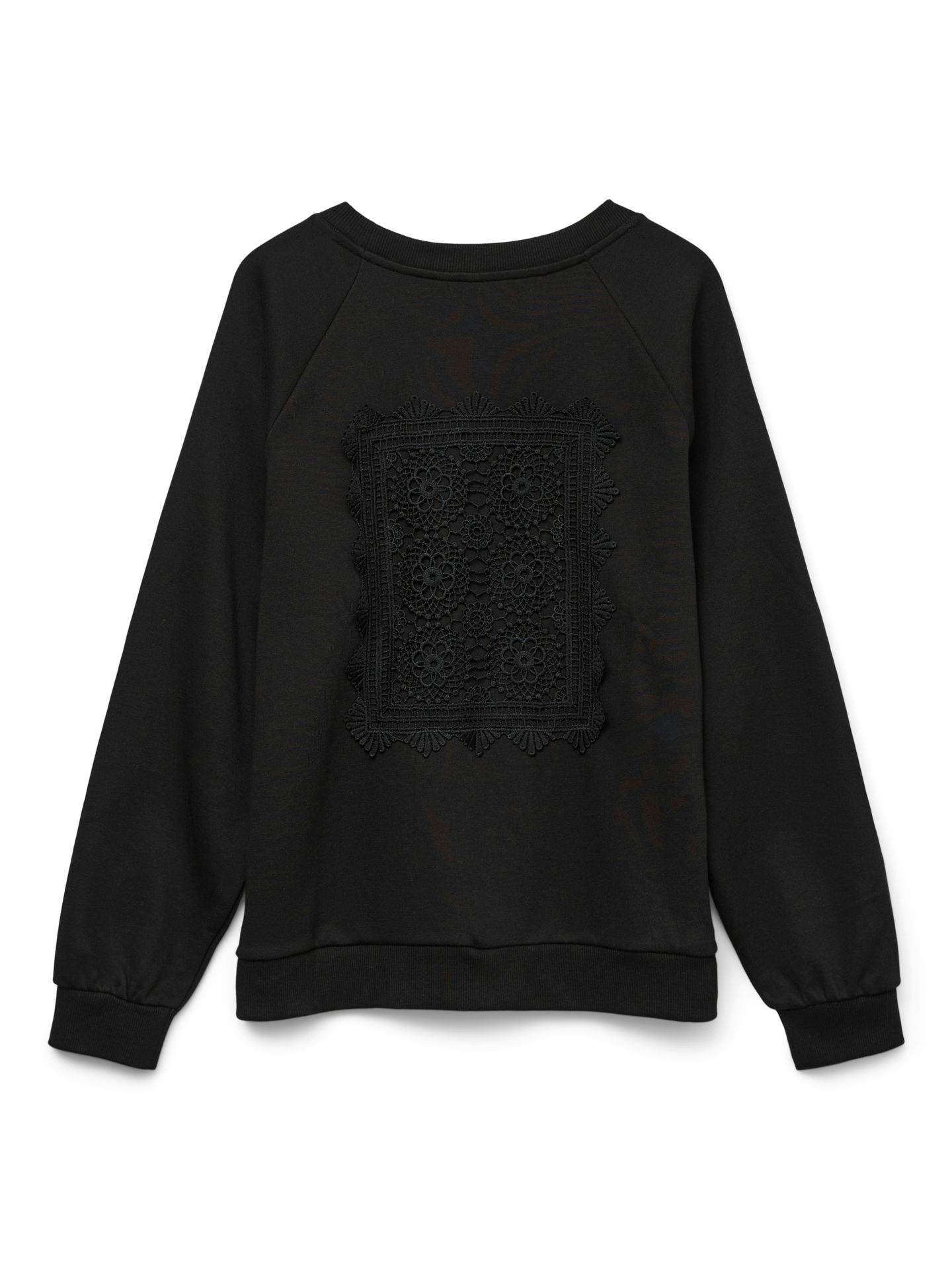 Vero Moda VMFELICITY L/S SWEATSHIRT JRS BTQ G Black/COATED 2900157625010