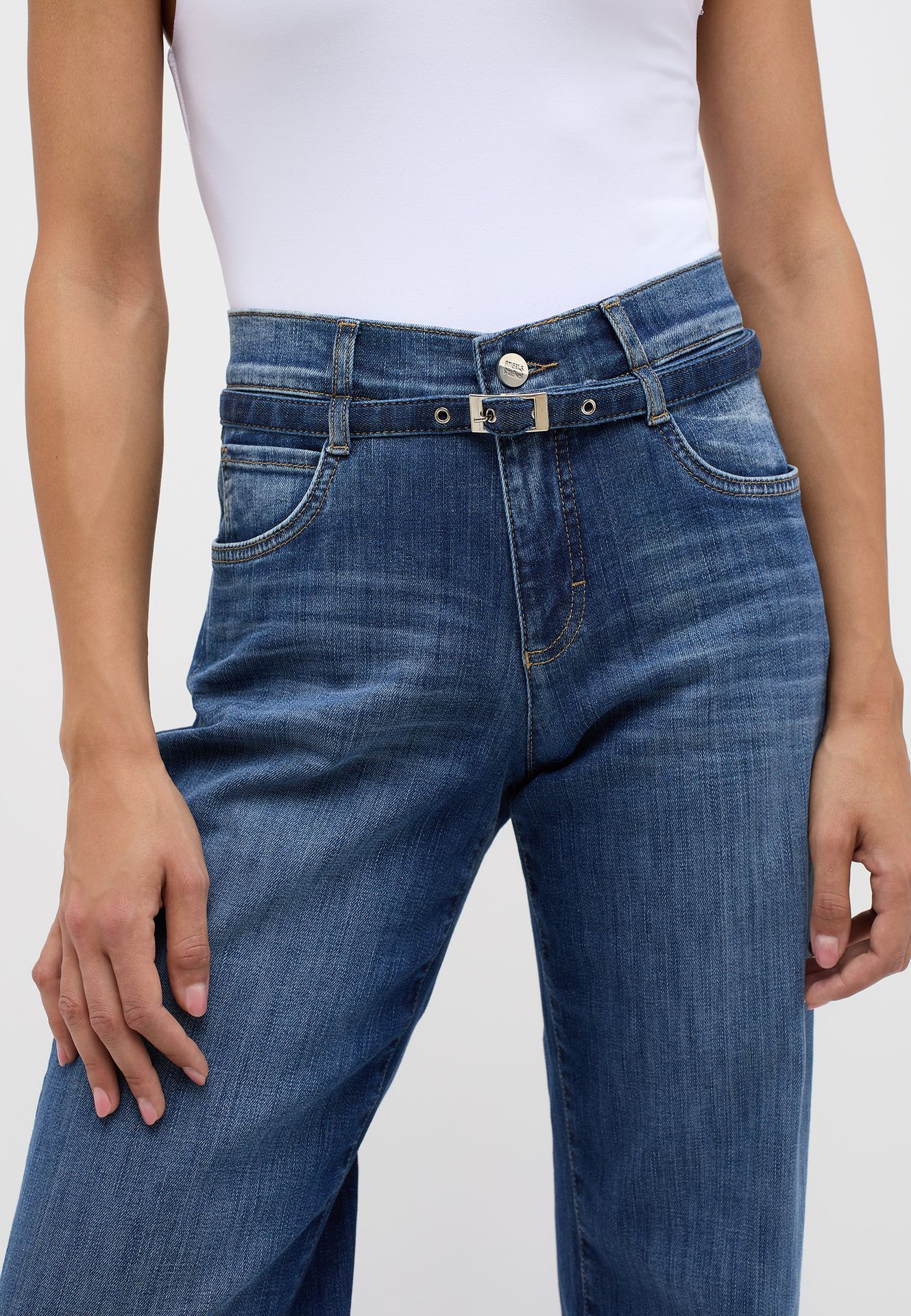 Angels LIZ BELT 3358 mid blue used 2900157630403