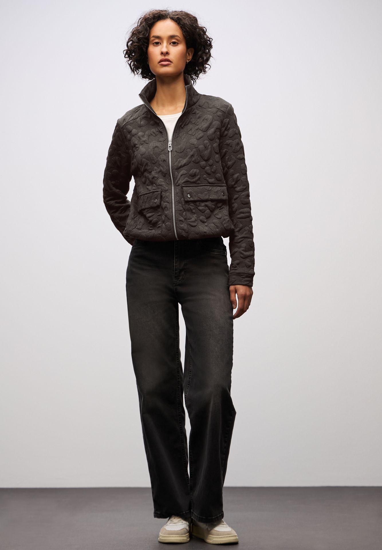 Street-One A212820 Leo Jkt w. Stand-Up Collar rustic brown mel. 2900157707044