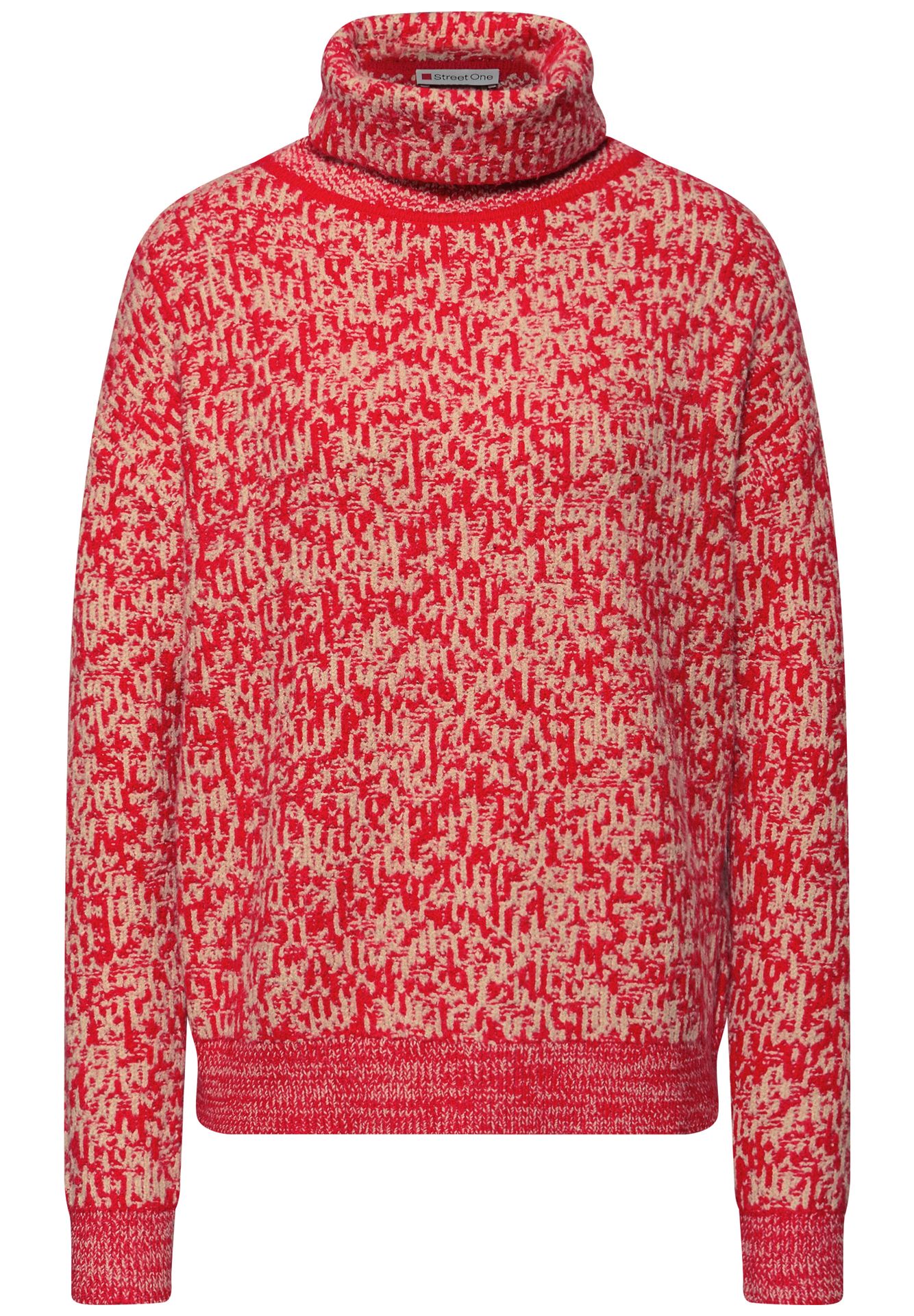 Street One A303558 cosy bi-colored Sweater racing red 00113908-EKA19000200000759 Street One A303558 cosy bi-colored Sweater racing red 00113908-EKA19000200000759