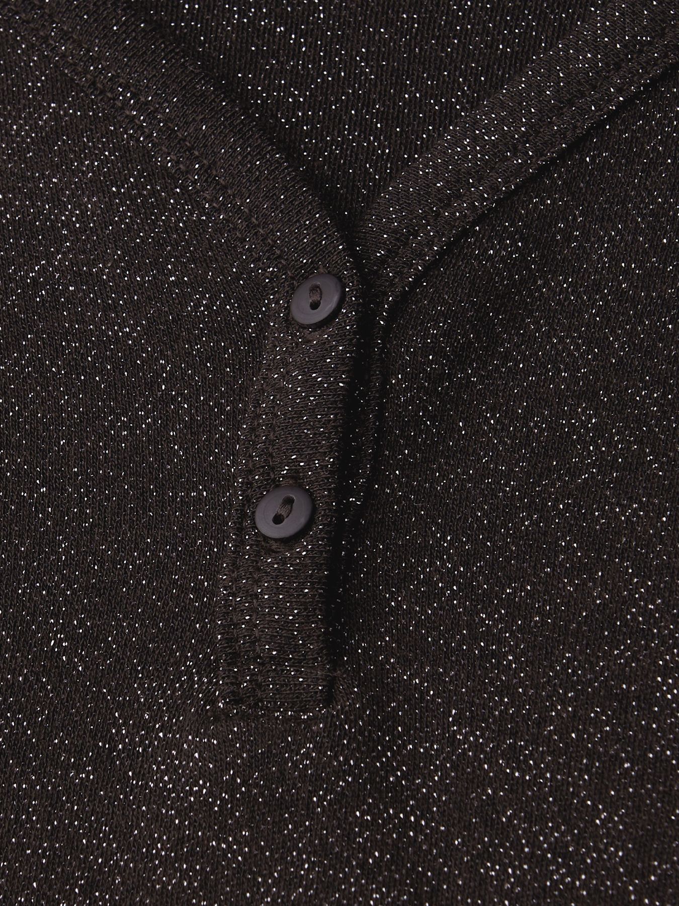 Street-One A324180 basic shiny shirt w.button darkest brown 2900157756059