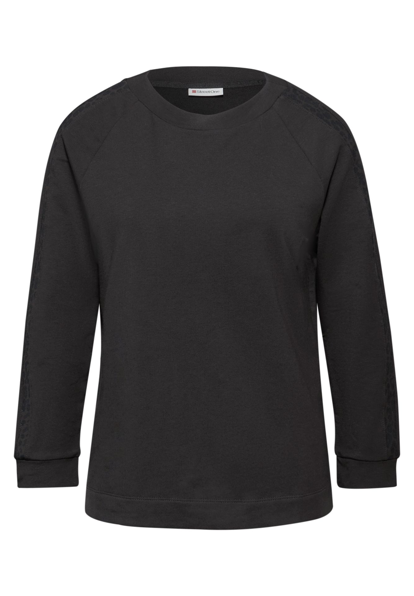 Street-One A324190 shirt w.printed galloon darkest brown 00113923-EKA19000200000758