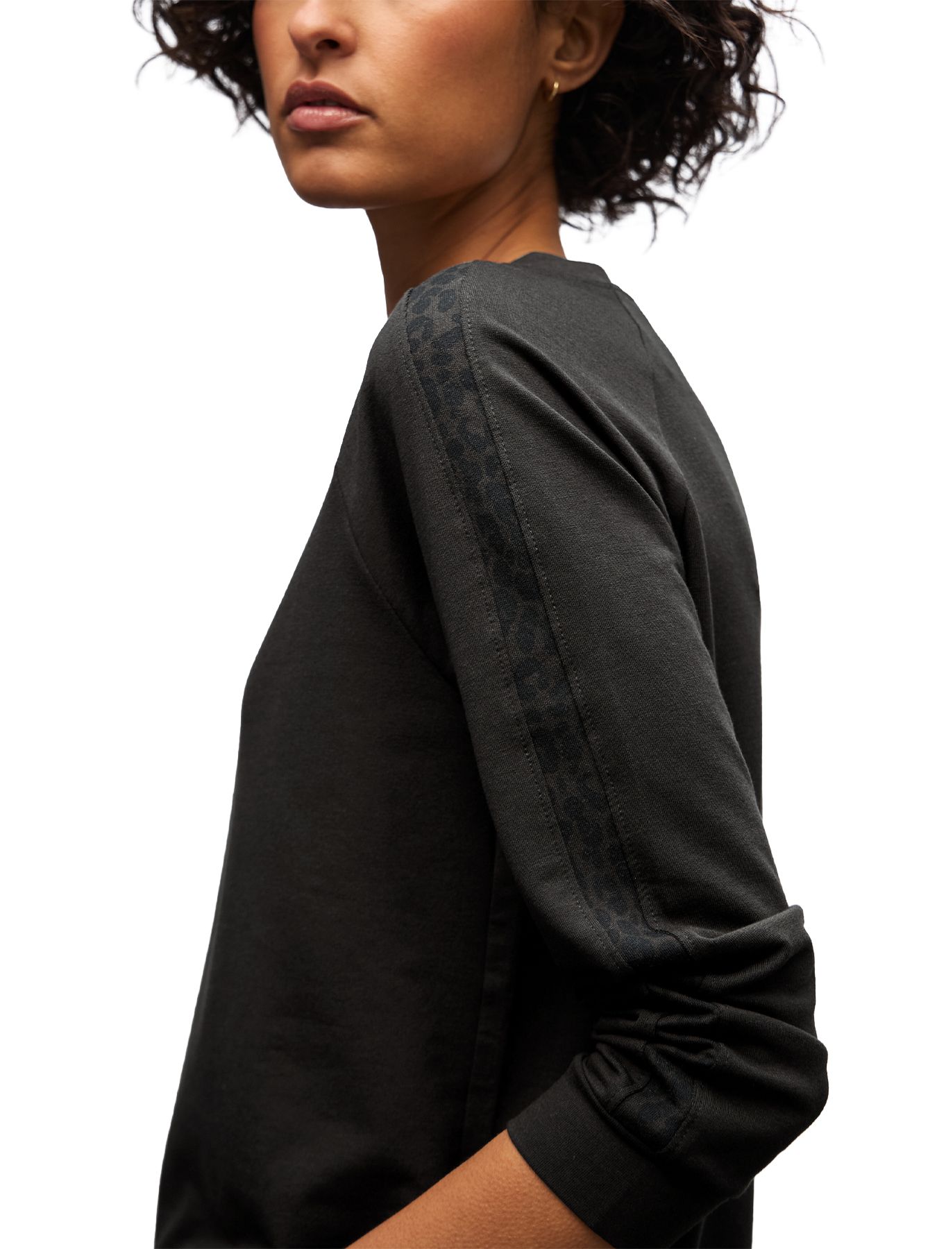 Street-One A324190 shirt w.printed galloon darkest brown 2900157764023