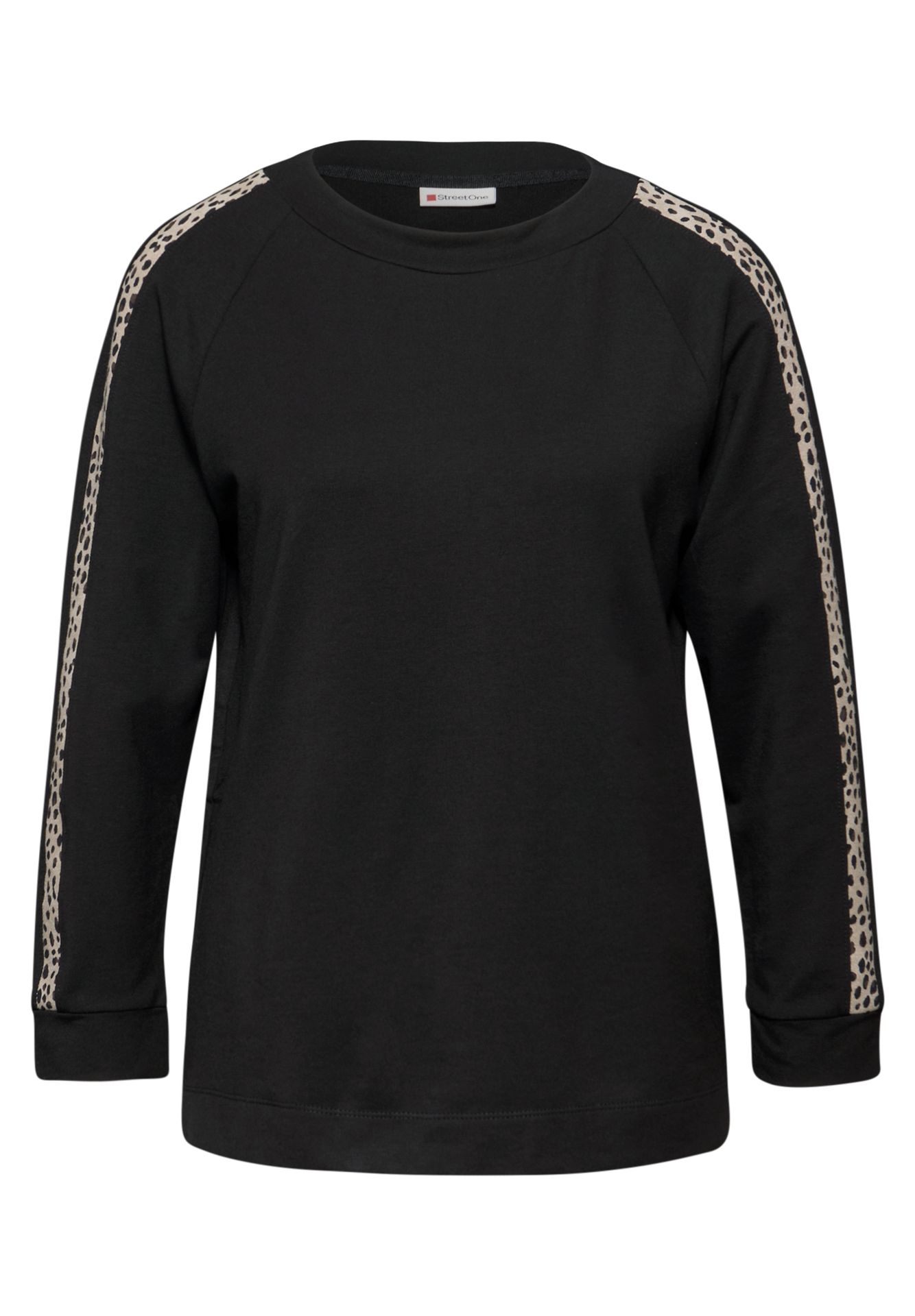 Street-One A324190 shirt w.printed galloon black 00113923-L0019000200000011