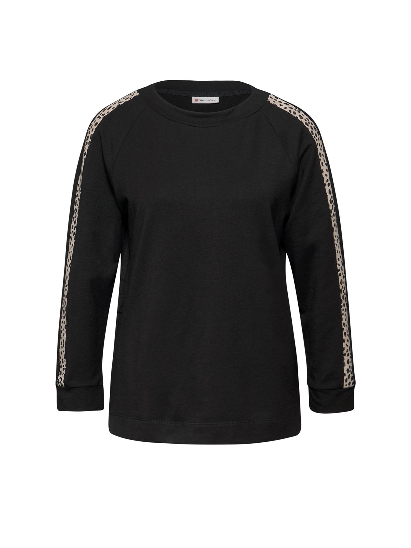 Street-One A324190 shirt w.printed galloon black 2900157763057