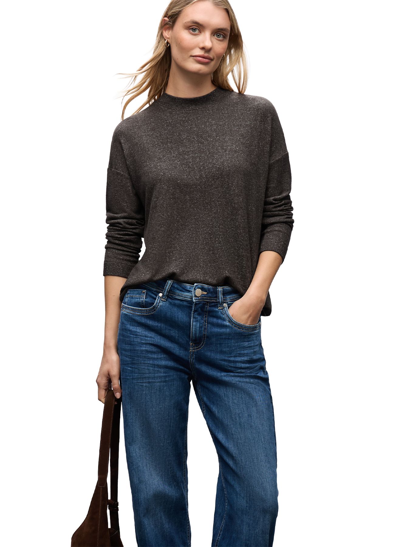 Street-One A324168 LTD QR soft turtle neck shi rustic brown mel. 2900157826028