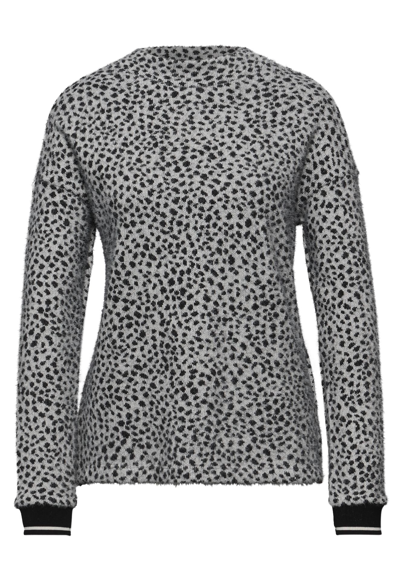 Street-One A324170 LTD QR fluffy rib dessin tu black 00113964-L0019000200000011