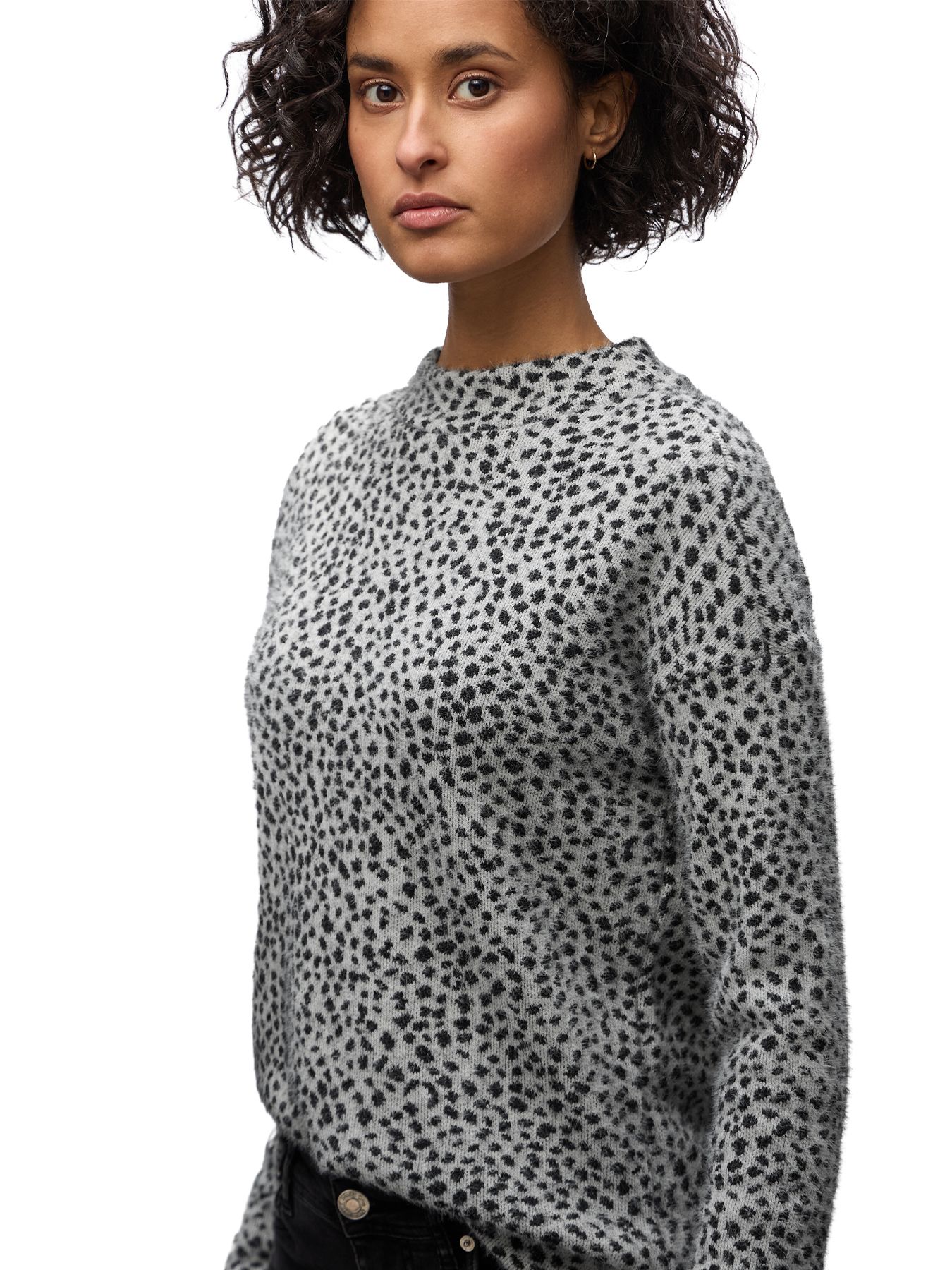 Street-One A324170 LTD QR fluffy rib dessin tu black 2900157829067