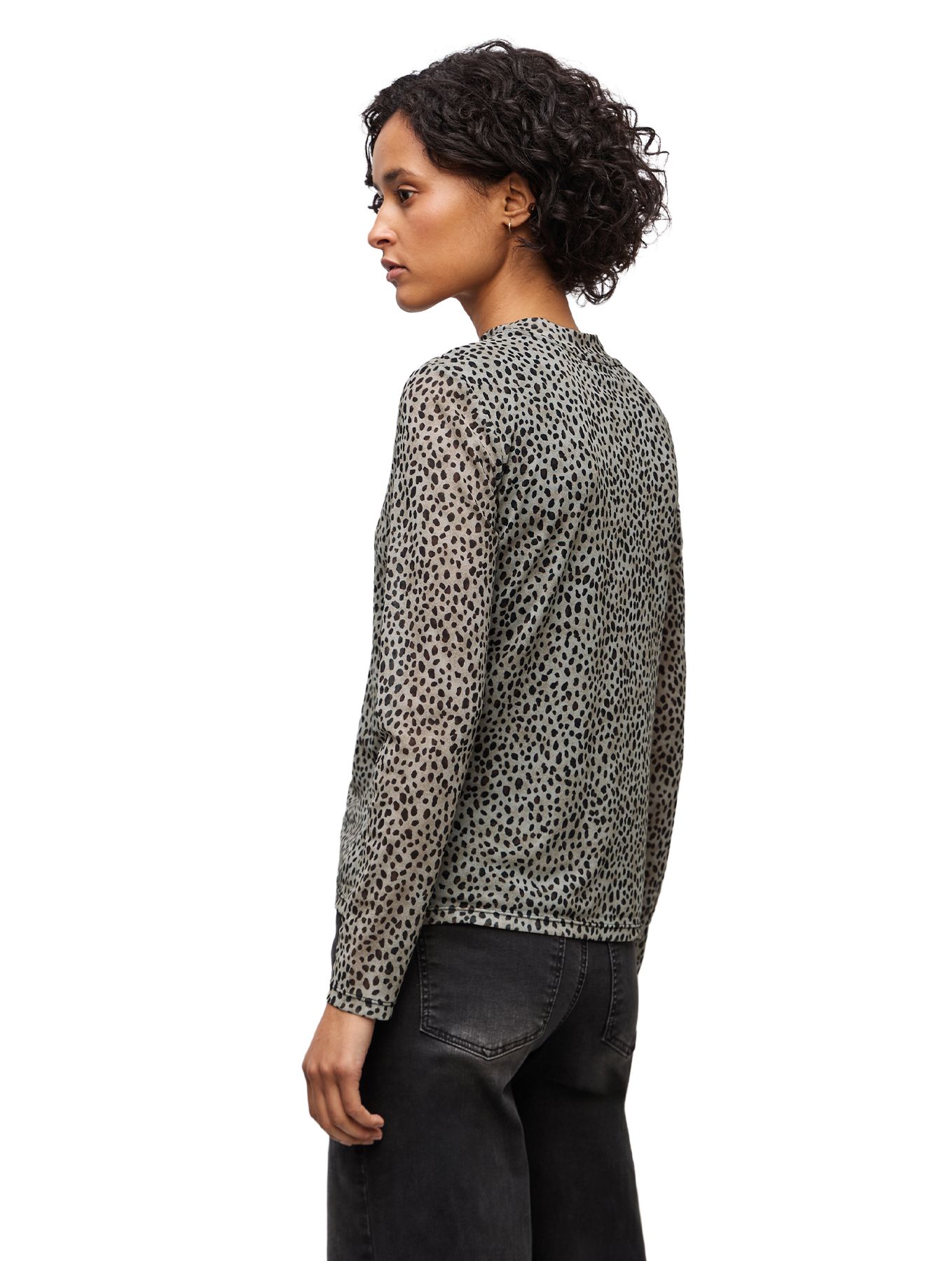 Street One A324187 LTD QR printed mesh turtle sanded beige 2900157845043