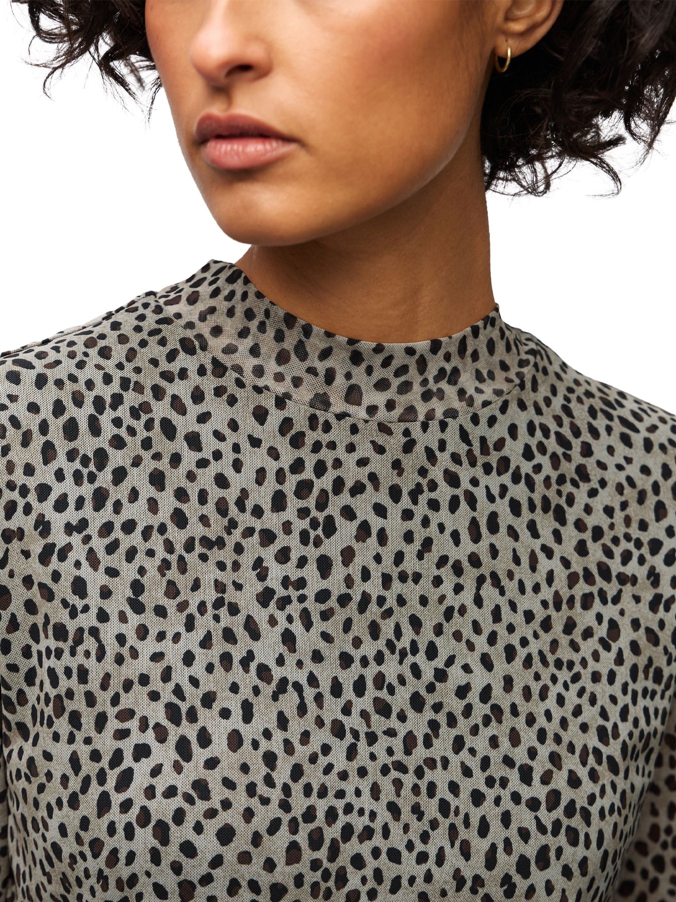 Street One A324187 LTD QR printed mesh turtle sanded beige 2900157845043