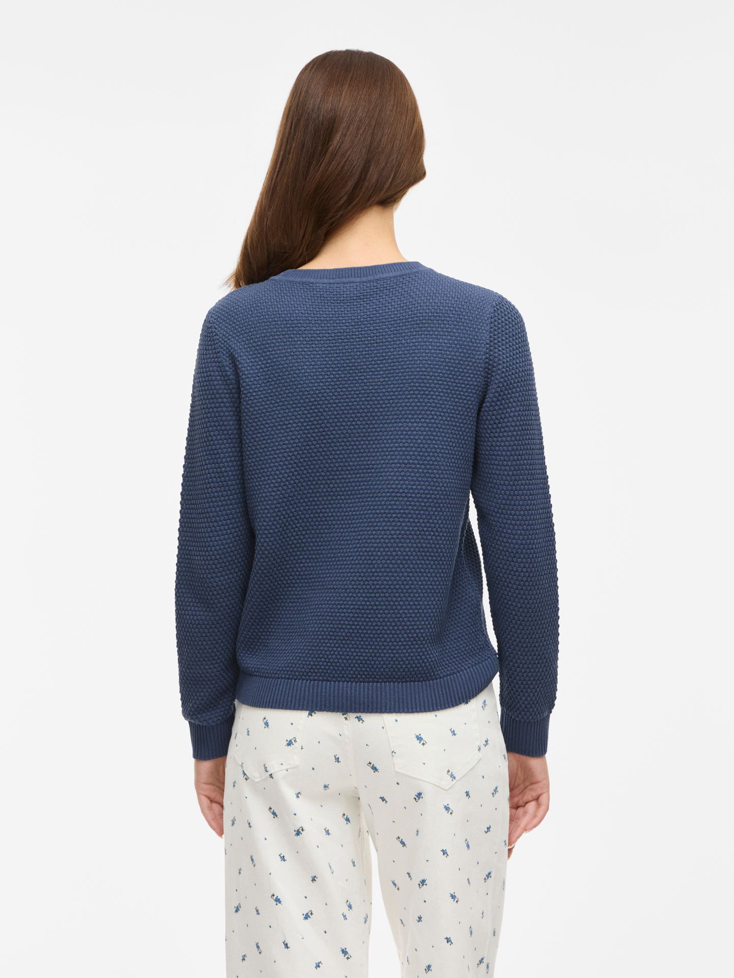 Object VIDALO O-NECK L/S KNIT TOP- NOOS Vintage Indigo 2900158088029 Object VIDALO O-NECK L/S KNIT TOP- NOOS Vintage Indigo 2900158088029