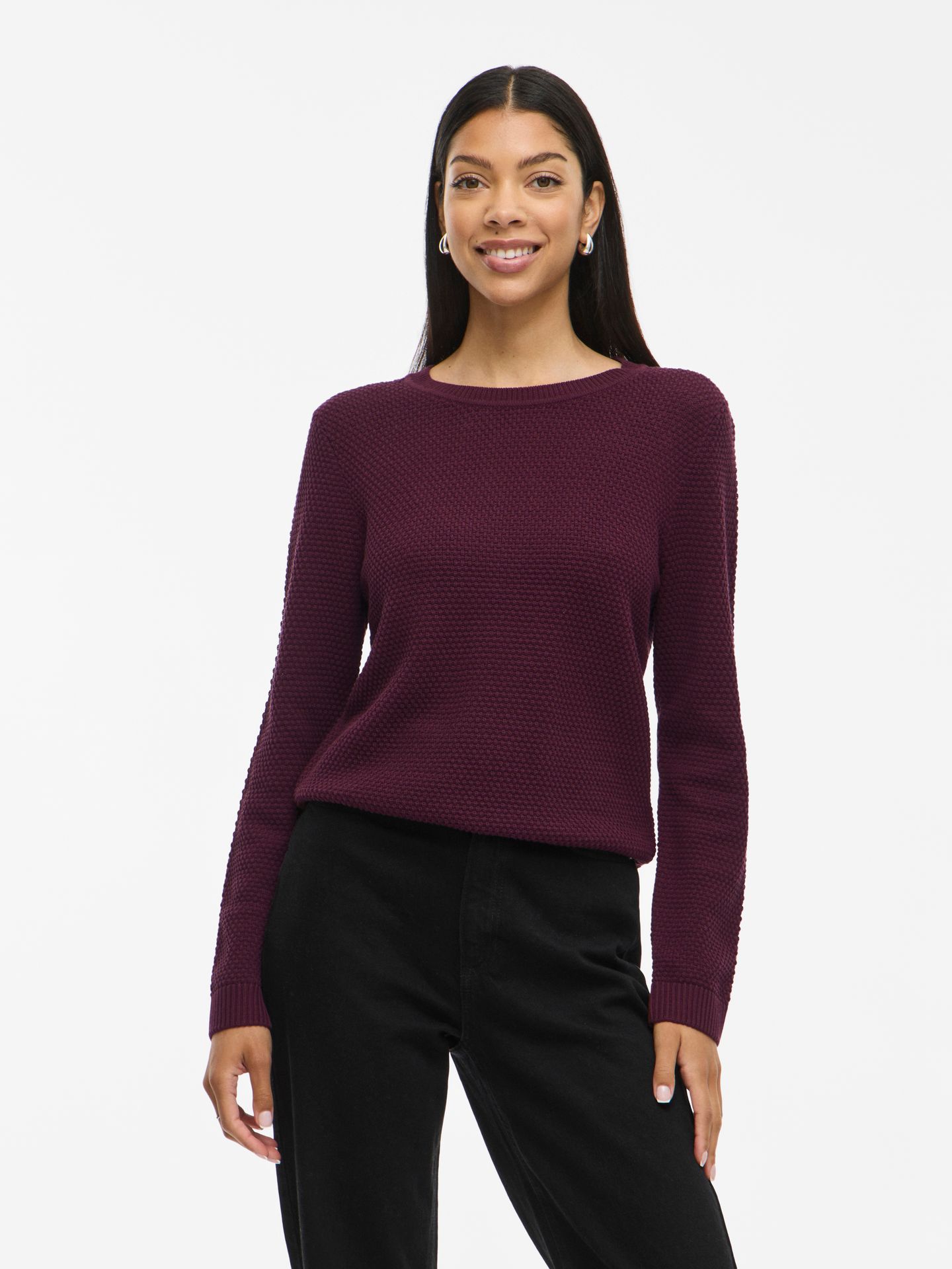 Object VIDALO O-NECK L/S KNIT TOP- NOOS Fig 00114087-EKA22000400000175 Object VIDALO O-NECK L/S KNIT TOP- NOOS Fig 00114087-EKA22000400000175