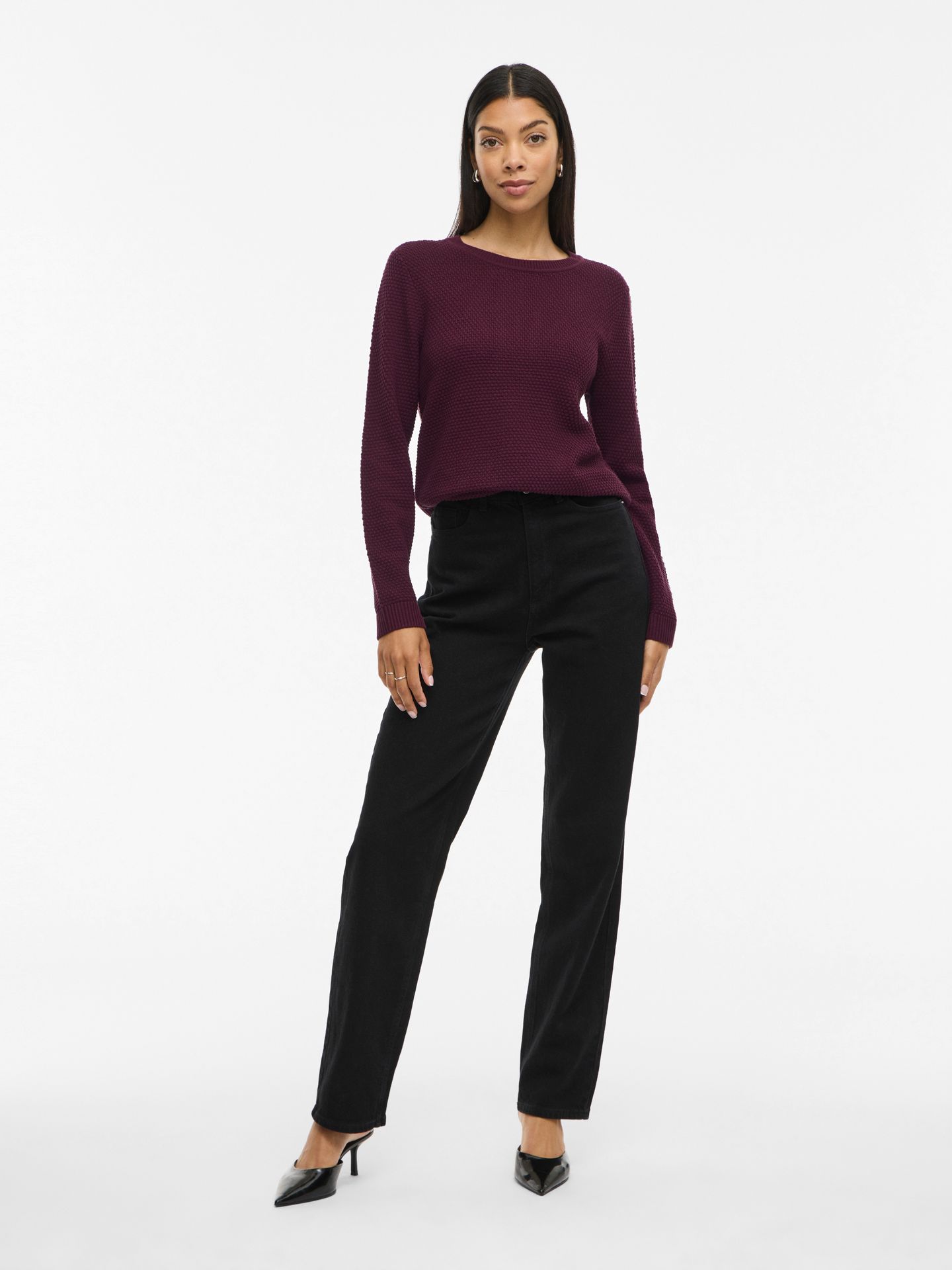 Object VIDALO O-NECK L/S KNIT TOP- NOOS Fig 2900158868058 Object VIDALO O-NECK L/S KNIT TOP- NOOS Fig 2900158868058