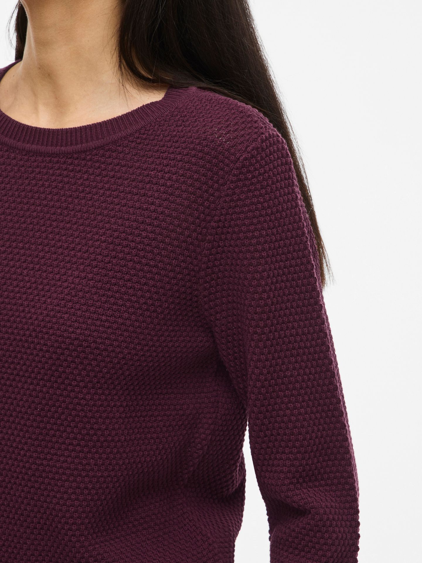 Object VIDALO O-NECK L/S KNIT TOP- NOOS Fig 2900158868058 Object VIDALO O-NECK L/S KNIT TOP- NOOS Fig 2900158868058