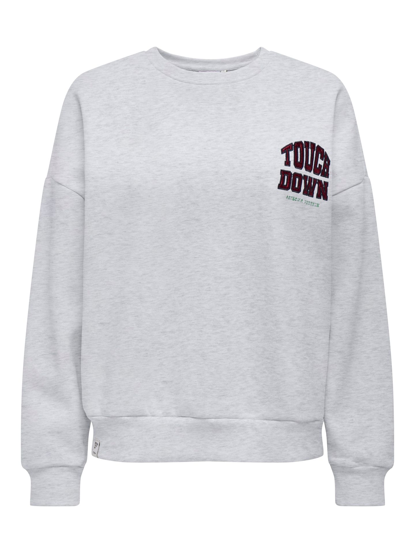 Only ONLRILLO L/S BOXY O-NECK CS SWT Light Grey Melange/Soho 00114090-EKA26011400000516