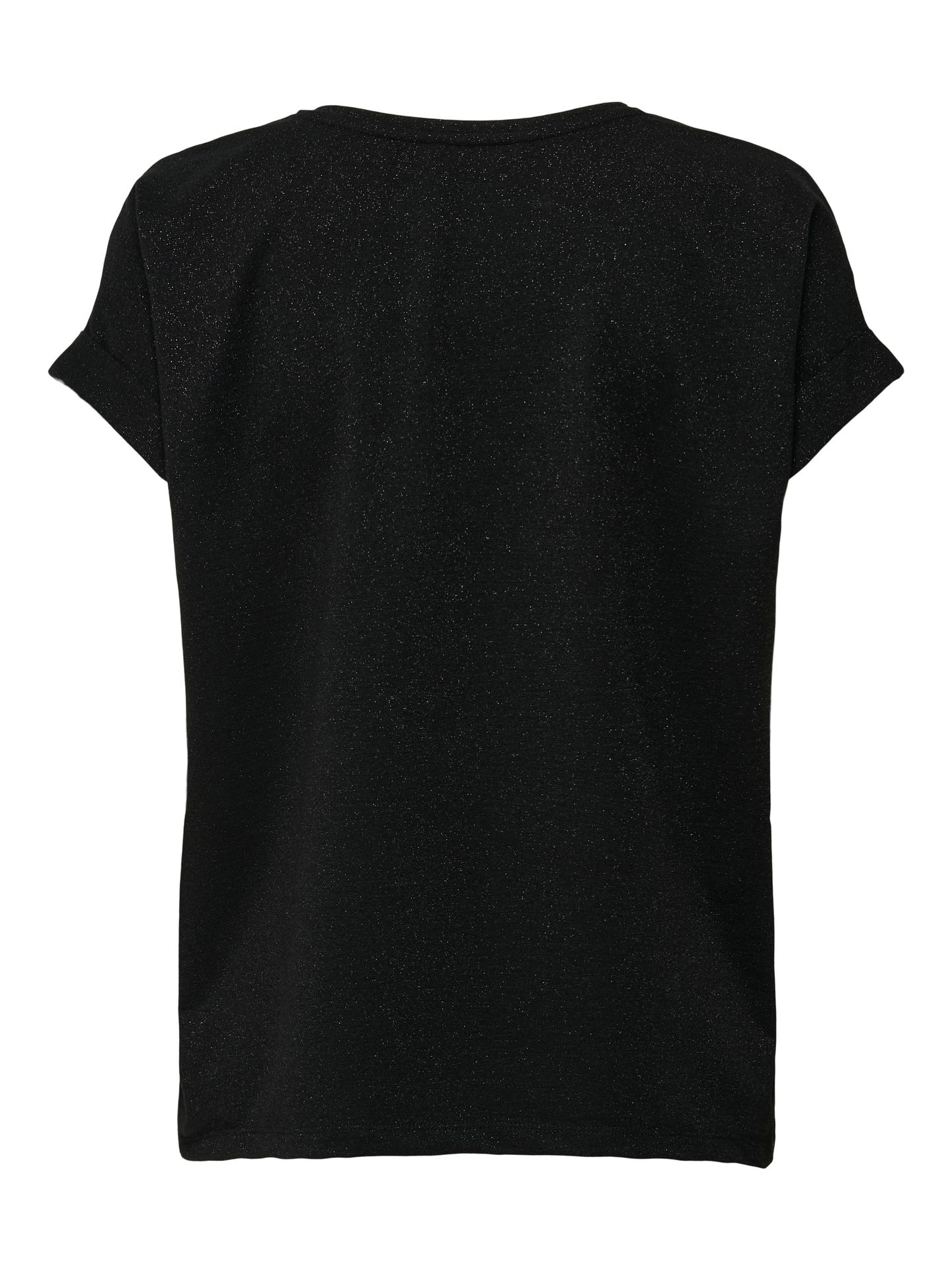 Only ONLMOSTER GLITTER S/S TOP NOOS JRS Black/LEO AOP 2900159609032