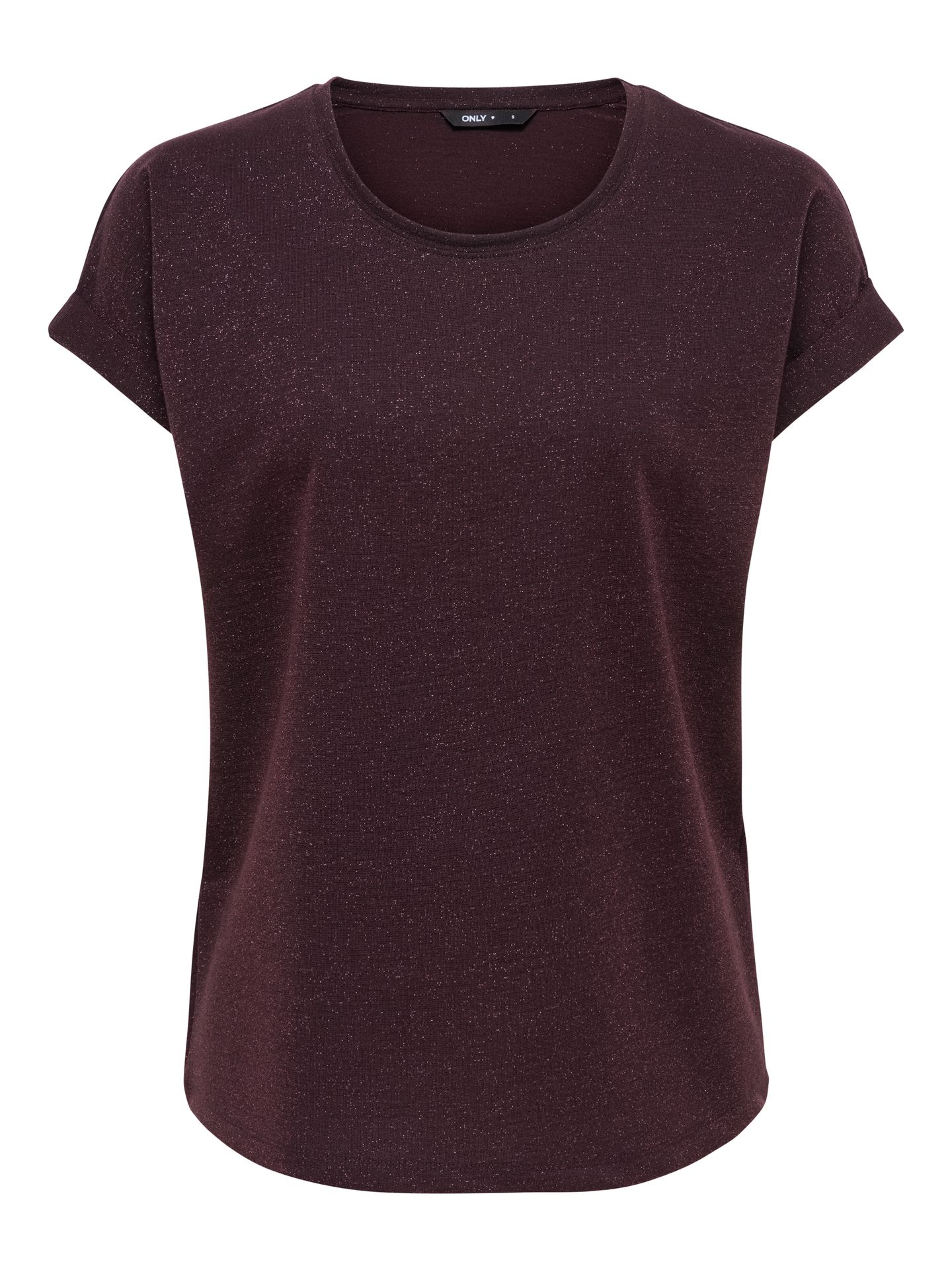 Only ONLMOSTER GLITTER S/S TOP NOOS JRS Fudge/TONE IN TONE LUREX 00114161-EKA26011400003657