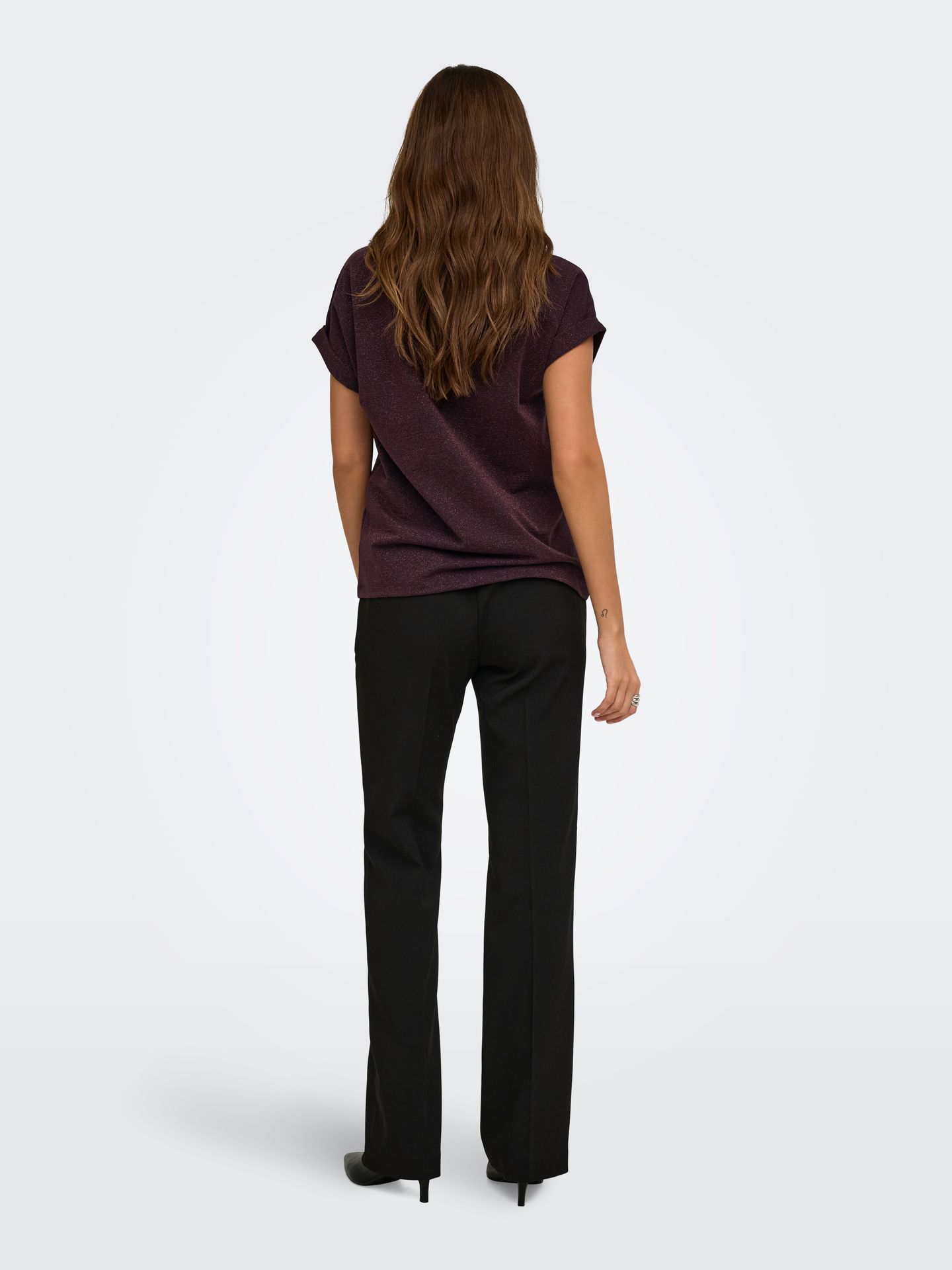 Only ONLMOSTER GLITTER S/S TOP NOOS JRS Fudge/TONE IN TONE LUREX 2900168481032