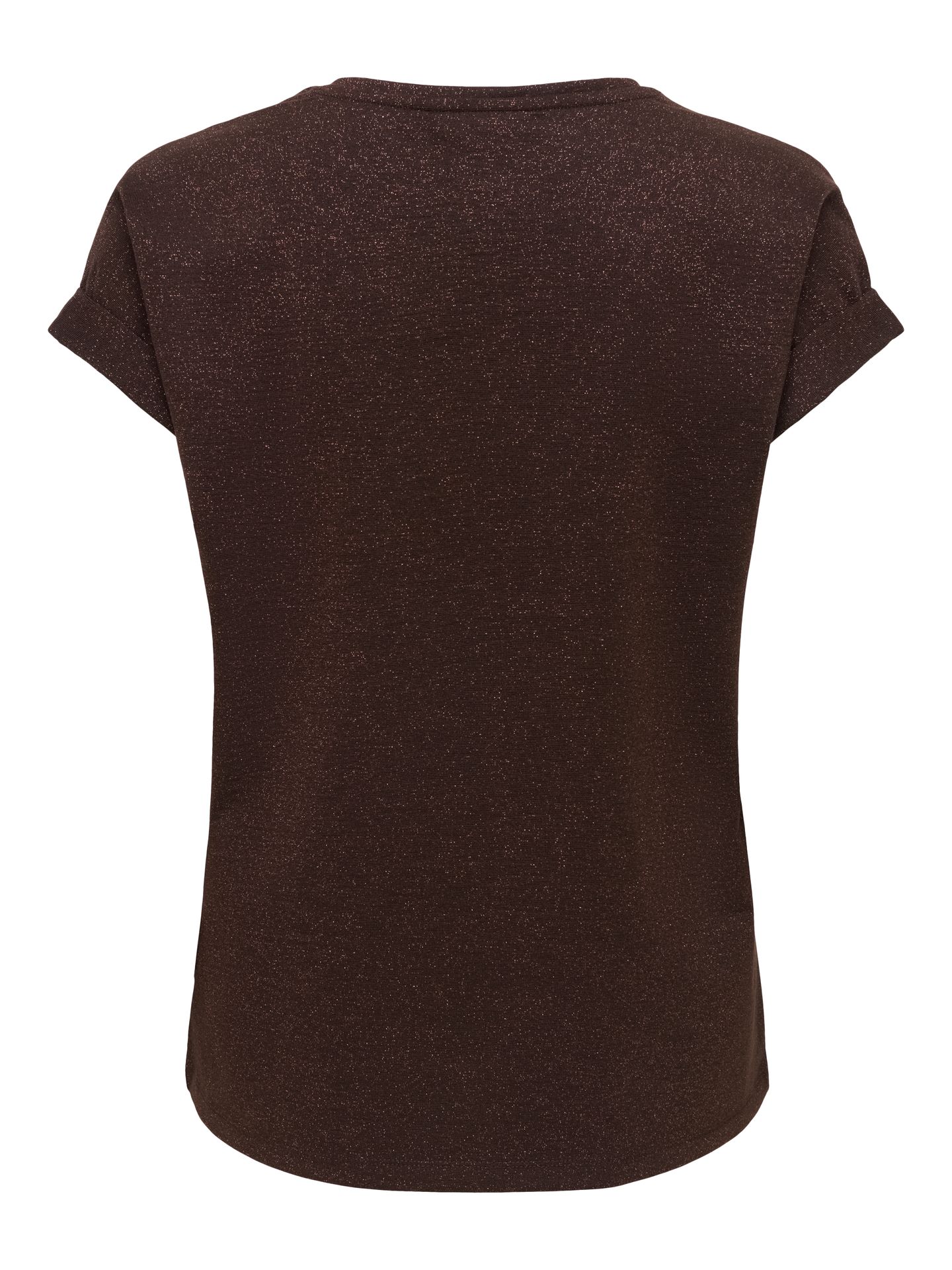 Only ONLMOSTER GLITTER S/S TOP NOOS JRS Coffee Bean/TONE IN TONE LUREX 2900168485047