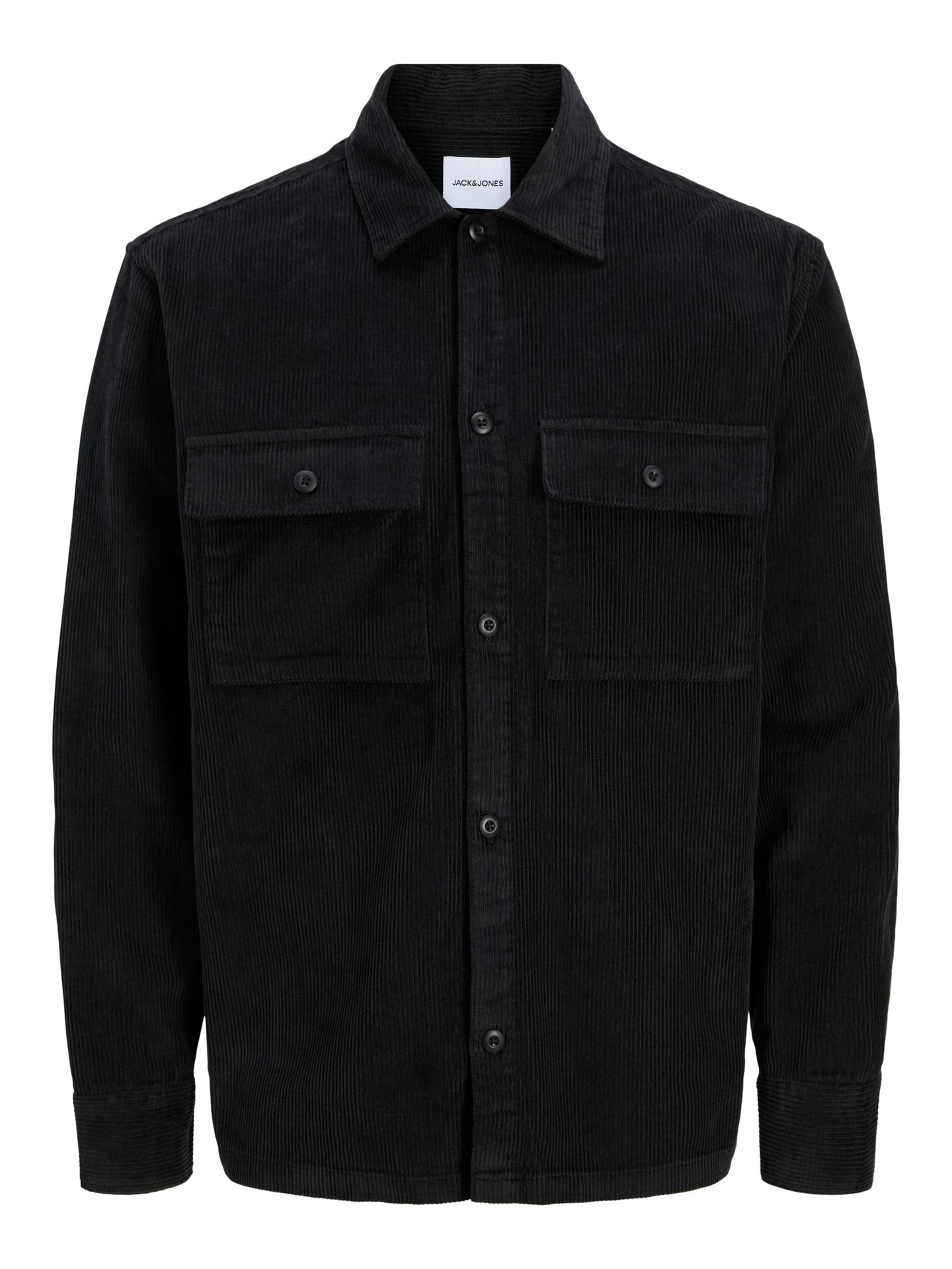 Jack & Jones JJEPERFECT CORDUROY OVERSHIRT LS SN Black 00114162-EKA26011400000232