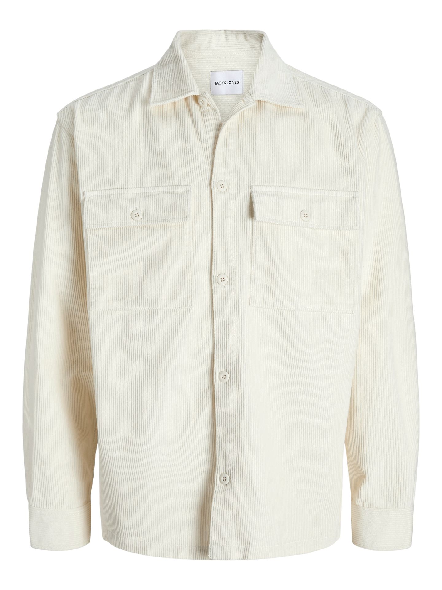 Jack & Jones JJEPERFECT CORDUROY OVERSHIRT LS SN Antique White 00114162-EKA26011400002487