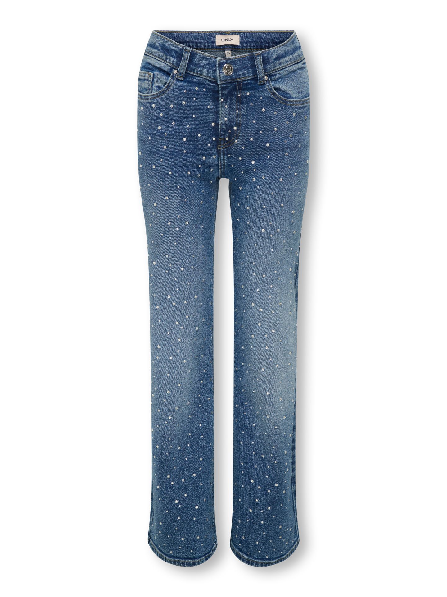Only KOGJUICY RHS WIDE LEG DNM CRO557 NO Medium Blue Denim/NAS365 00114165-EKA26011400000845