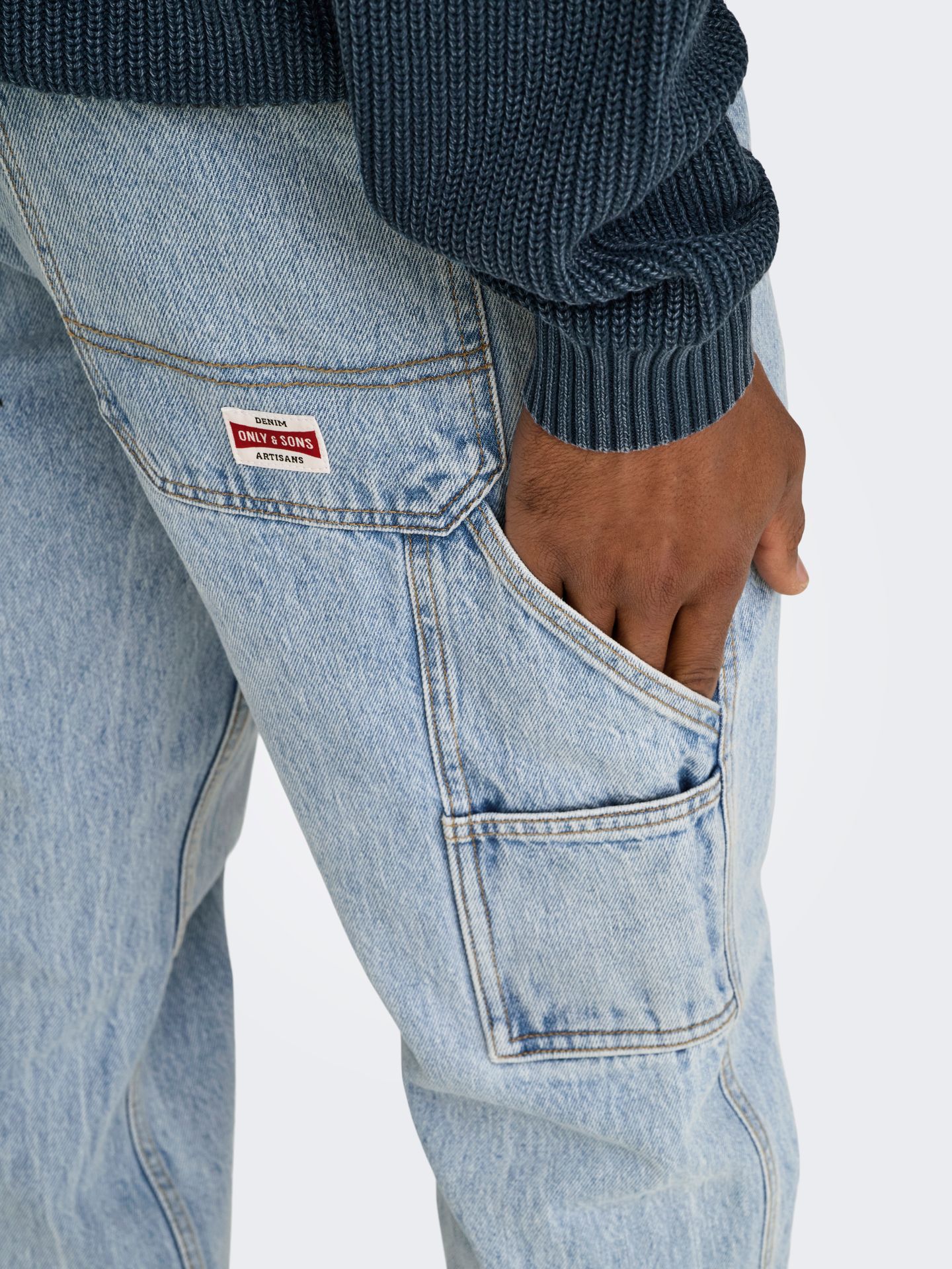 Only & Sons ONSEDGE STRAIGHT CAR LB 1087TAI DNM Light Blue Denim 2900158391105 Only & Sons ONSEDGE STRAIGHT CAR LB 1087TAI DNM Light Blue Denim 2900158391105