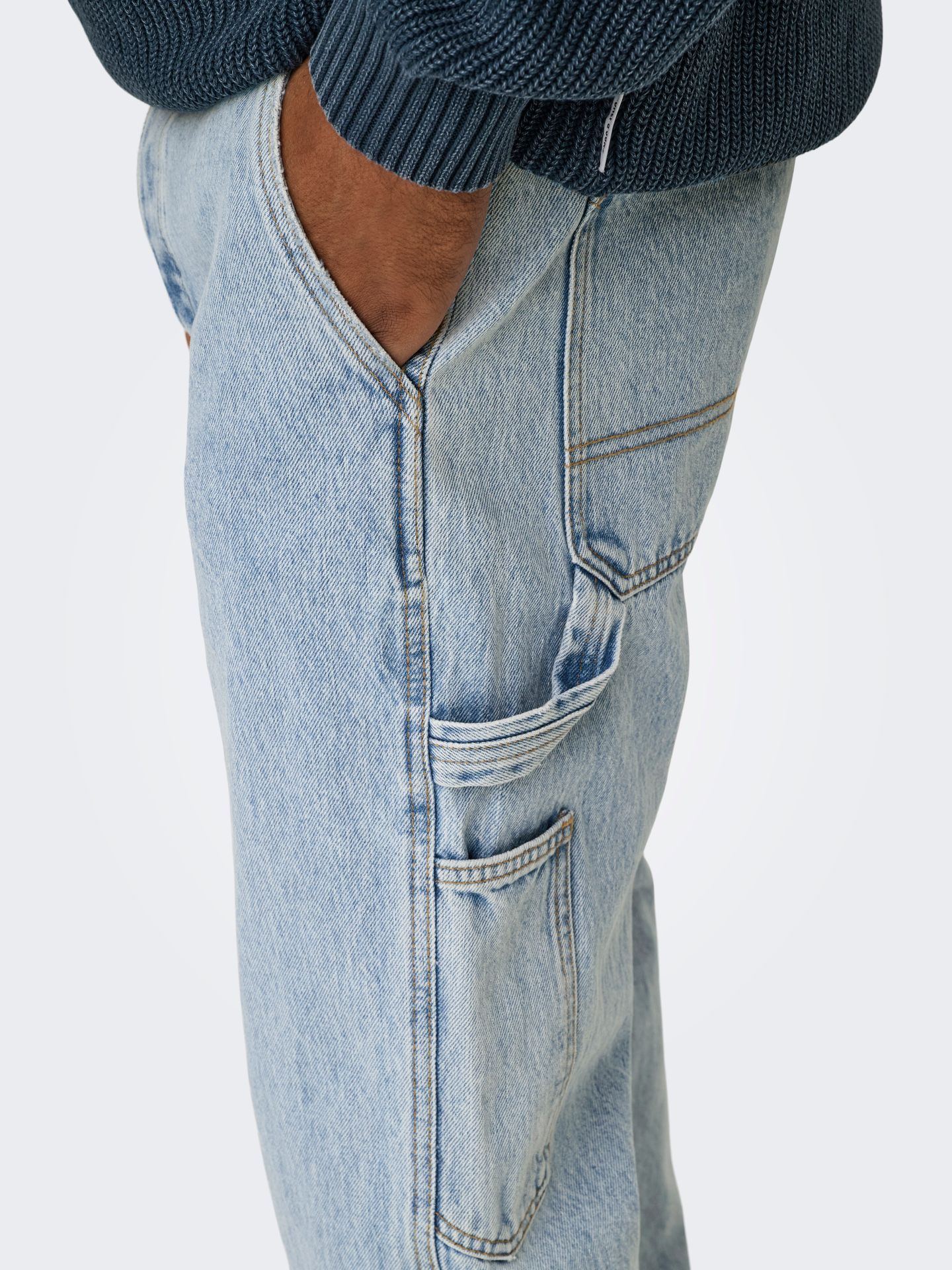 Only & Sons ONSEDGE STRAIGHT CAR LB 1087TAI DNM Light Blue Denim 2900158391105 Only & Sons ONSEDGE STRAIGHT CAR LB 1087TAI DNM Light Blue Denim 2900158391105