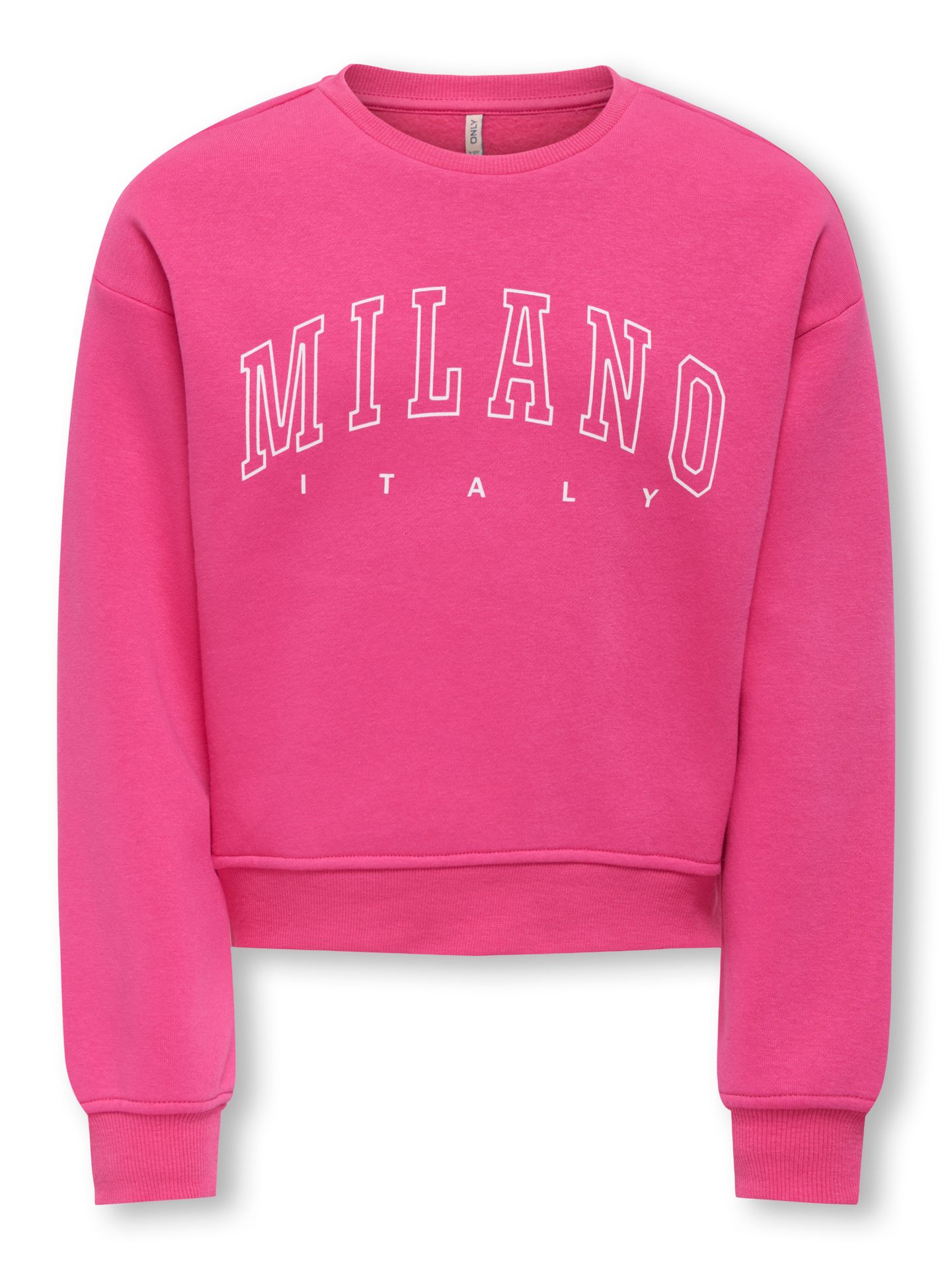 Only KOGSWEAT LS CREW OVZ STAT SWT NOOS Magenta/Milano - Italy 2900158393017