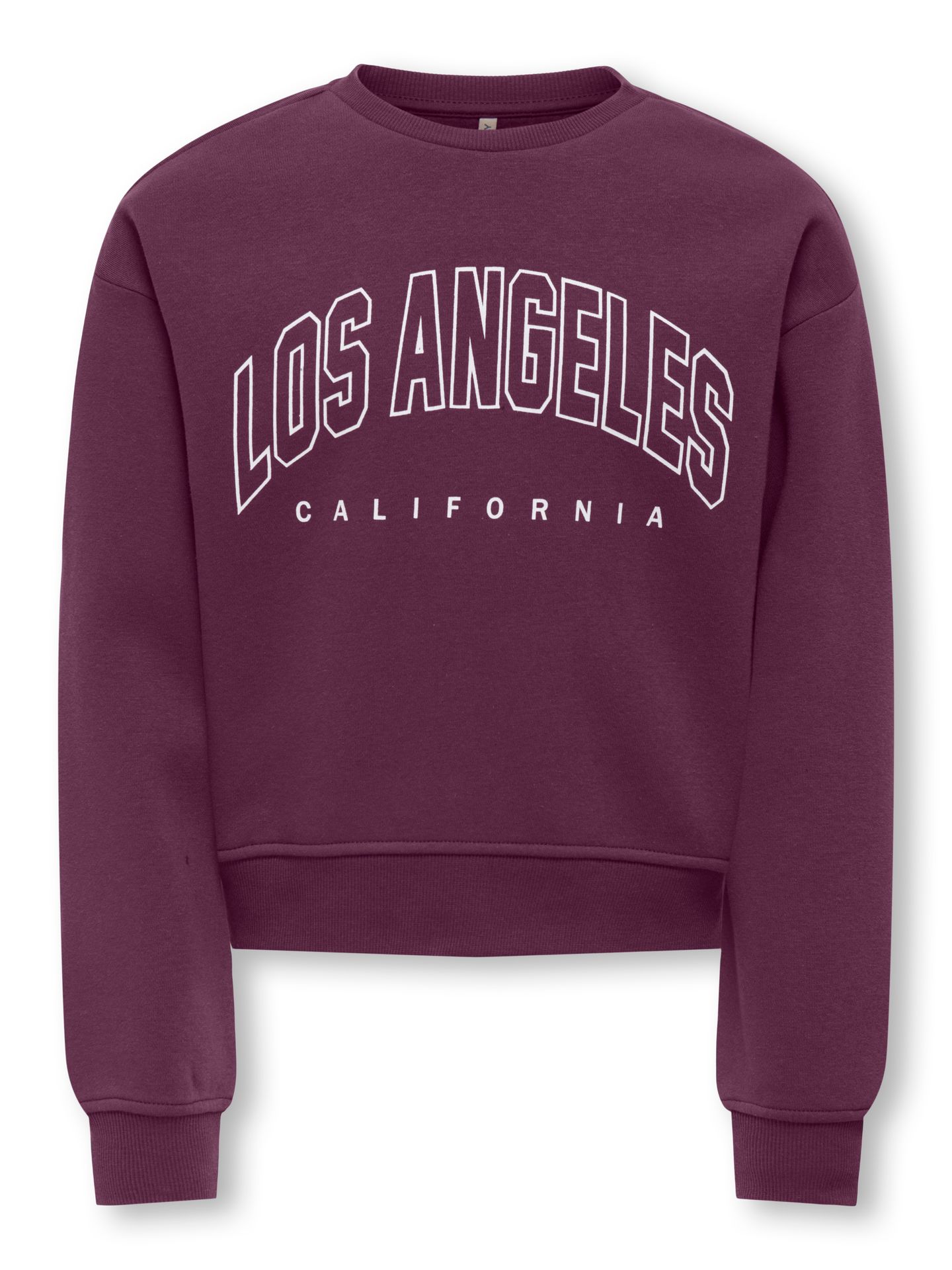Only KOGSWEAT LS CREW OVZ STAT SWT NOOS Mauve Wine/Los Angeles - California 2900158394021