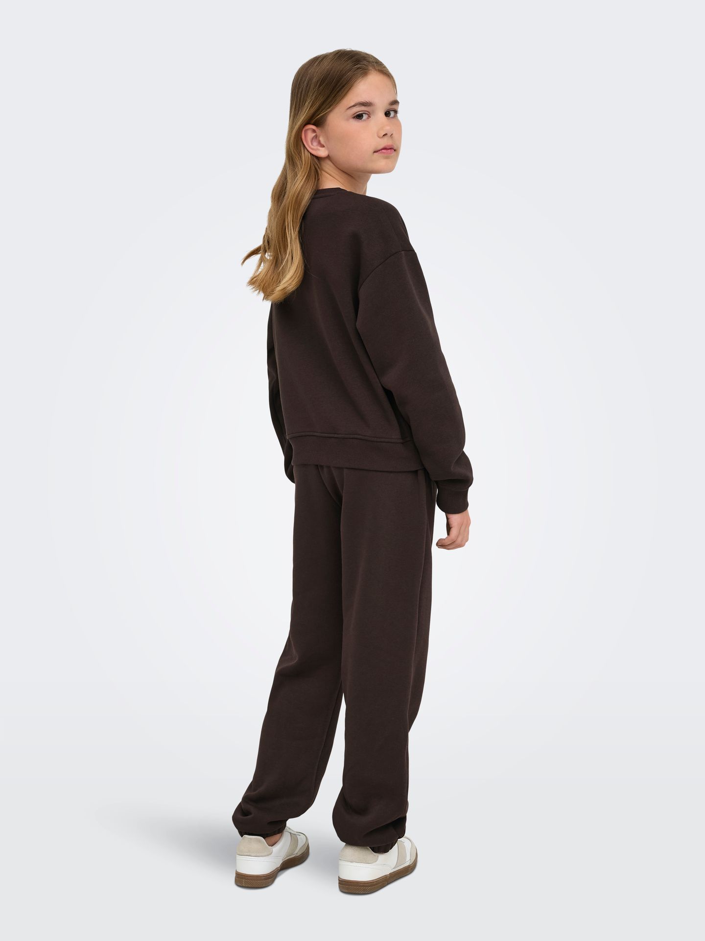Kids Only KOGSWEAT LS CREW OVZ STAT SWT NOOS Coffee Bean/Los Angeles - Californi 2900167920020