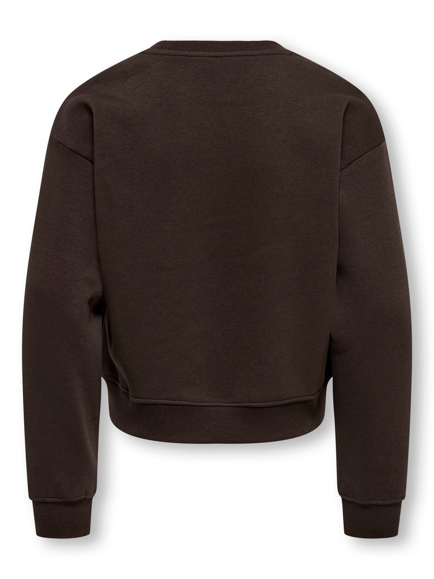 Kids Only KOGSWEAT LS CREW OVZ STAT SWT NOOS Coffee Bean/STUDIO - Terry Emb. 2900167921034