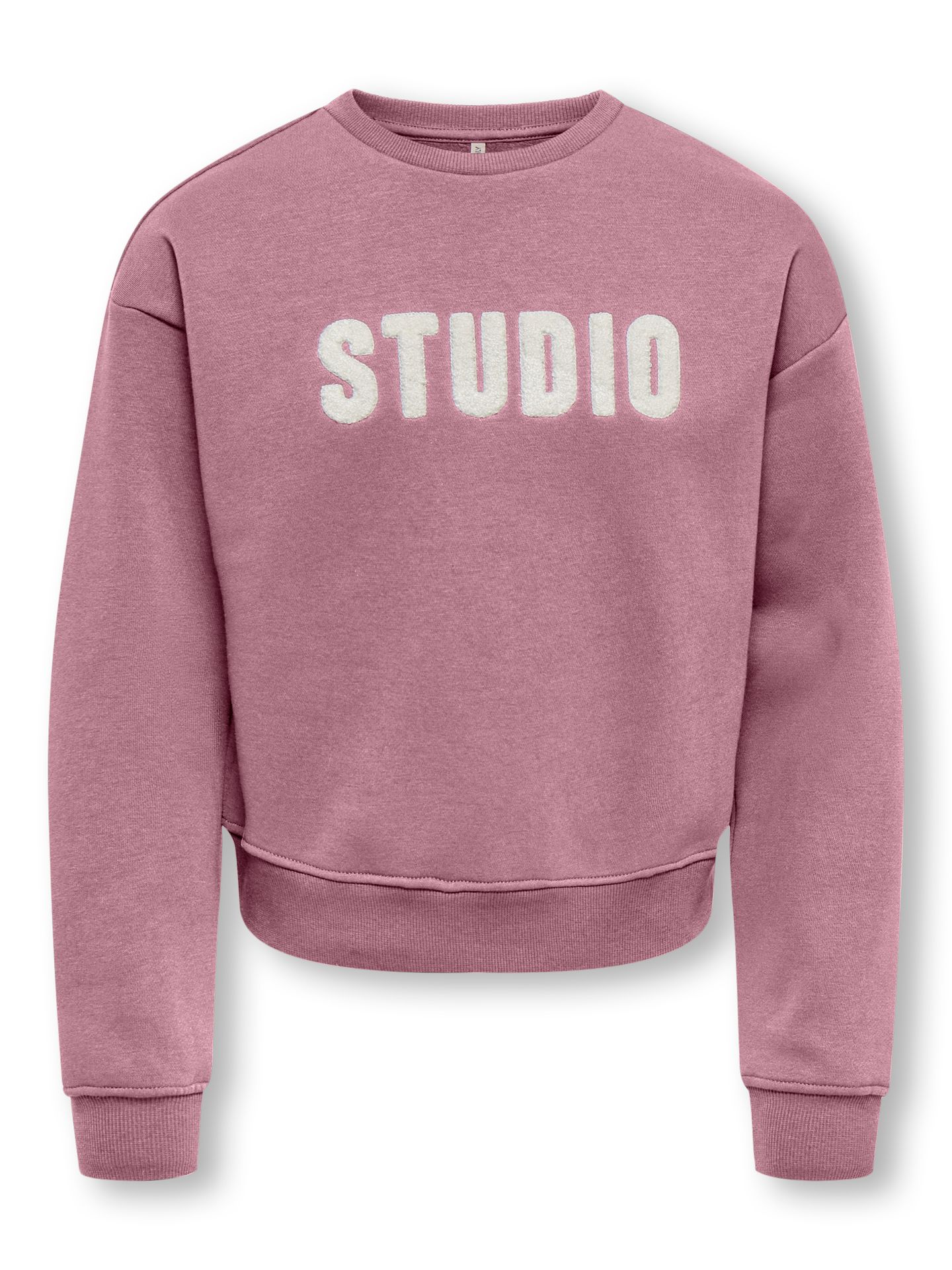 Kids Only KOGSWEAT LS CREW OVZ STAT SWT NOOS Foxglove/STUDIO - Terry Emb. 00114186-EKA26011400003599