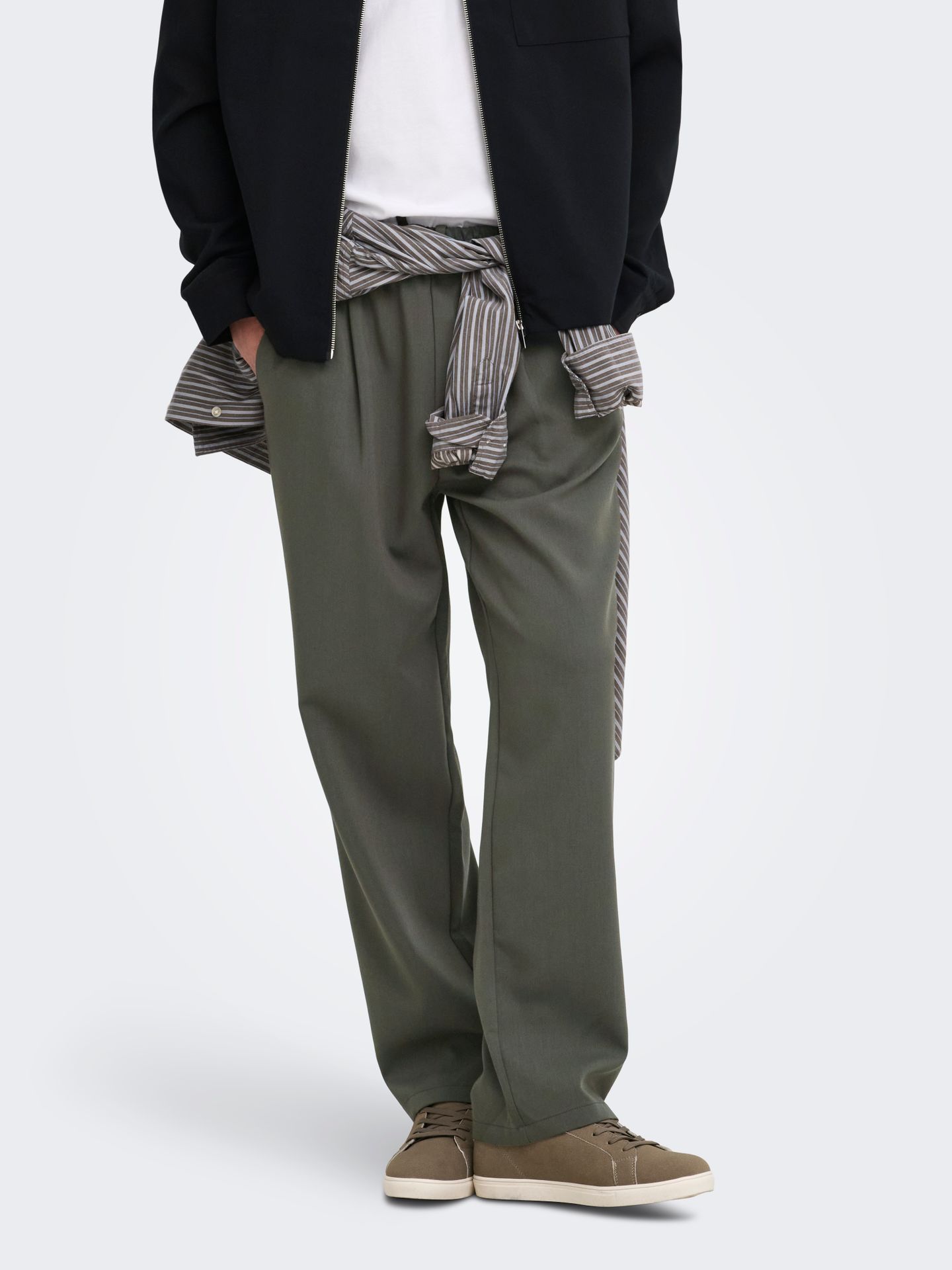 Only & Sons ONSWILL 0292 LOOSE STRING PANT FRML Beluga 2900168871055