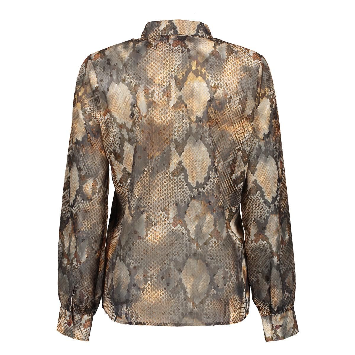 geisha Blouse print 925 grey/brown 2900158413043 geisha Blouse print 925 grey/brown 2900158413043