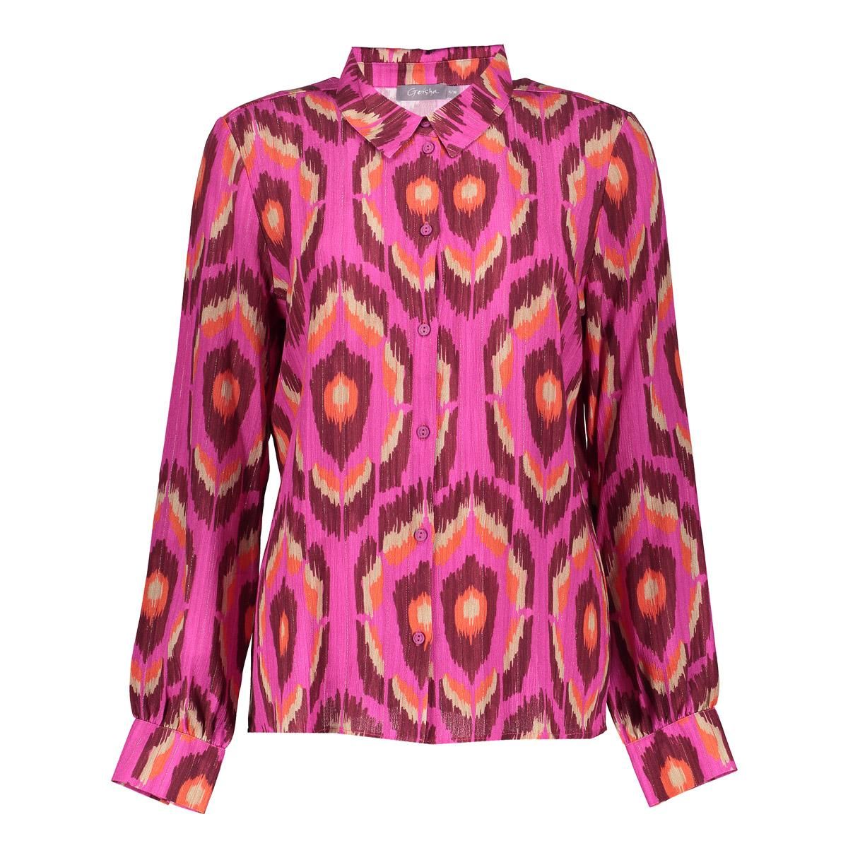 geisha Blouse print 420 pink/fuchsia 2900158414071 geisha Blouse print 420 pink/fuchsia 2900158414071