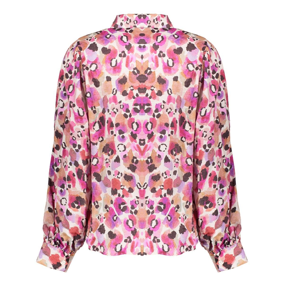 Geisha Blouse animal 420 pink/off white 2900158418048
