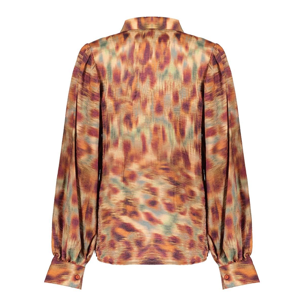 Geisha Blouse print 775 brown/orange 2900158419038