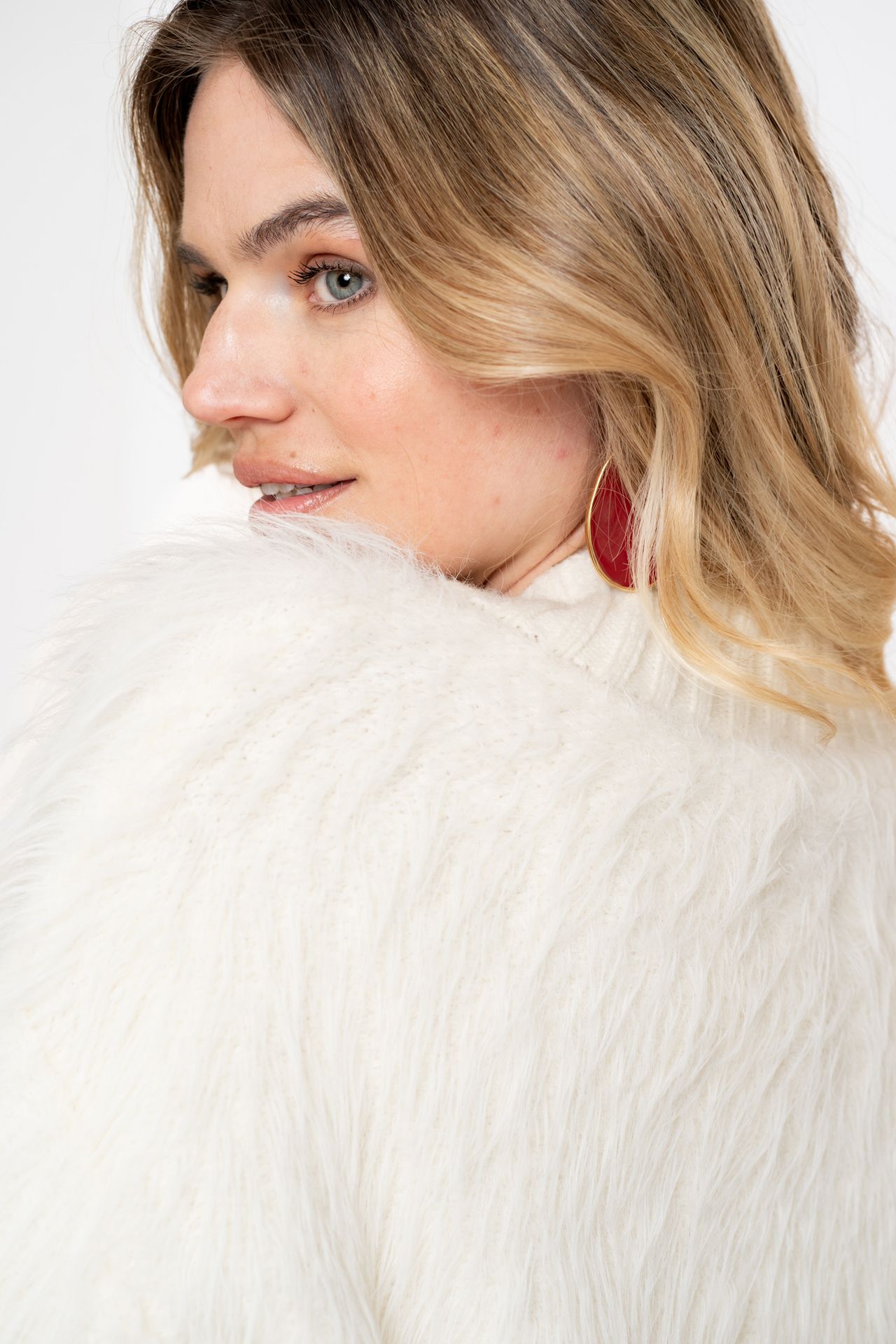 geisha Cardigan furry 10 off-white 2900158421062 geisha Cardigan furry 10 off-white 2900158421062