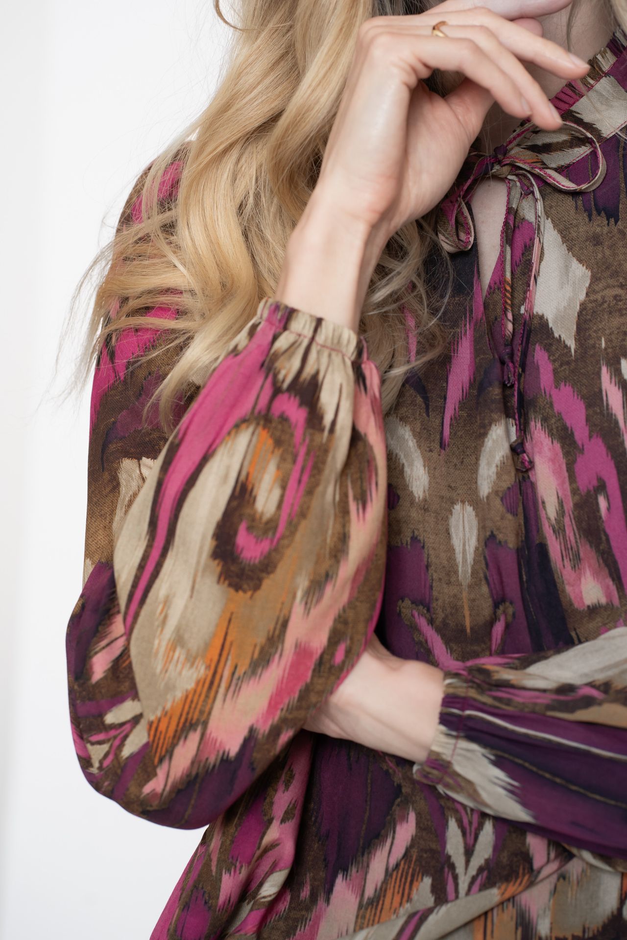 geisha Top print 735 camel/pink 2900158423035