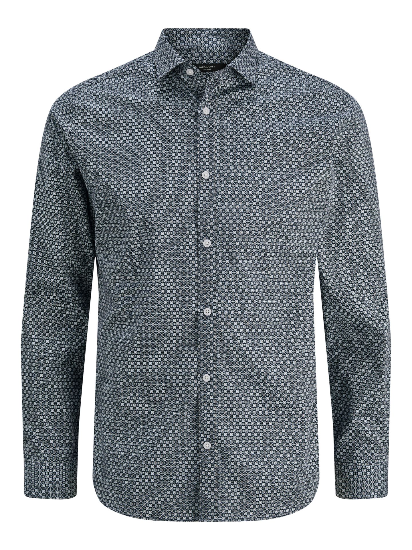 Jack & Jones JPRBLABLACKPOOL STRETCH AOP LS SHIR Navy Blazer 00114212-EKA26011400000253