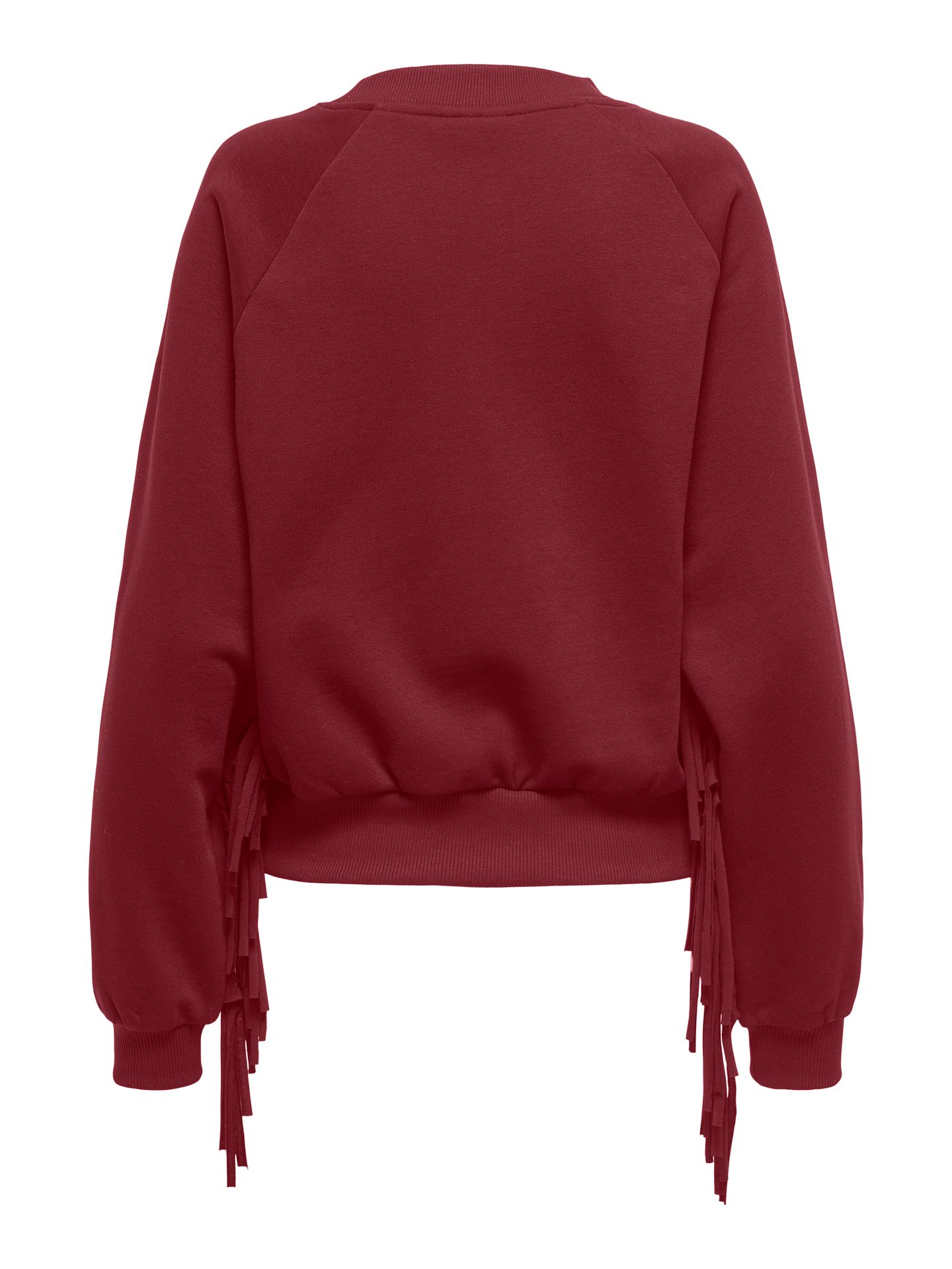 Only ONLJETT L/S O-NECK EMB. BOX SWT Cabernet/Fringes 2900158446027 Only ONLJETT L/S O-NECK EMB. BOX SWT Cabernet/Fringes 2900158446027