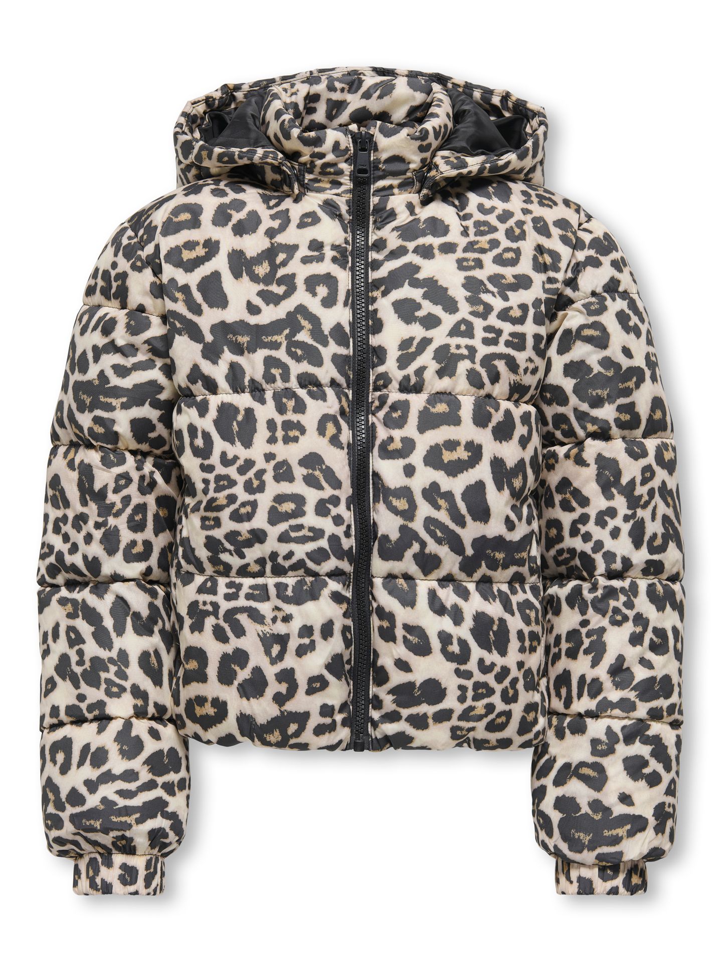 Only KOGDALIA SHT PUFFER AOP JACKET OTW Silver Mink/Leo 00114216-EKA26011400003037