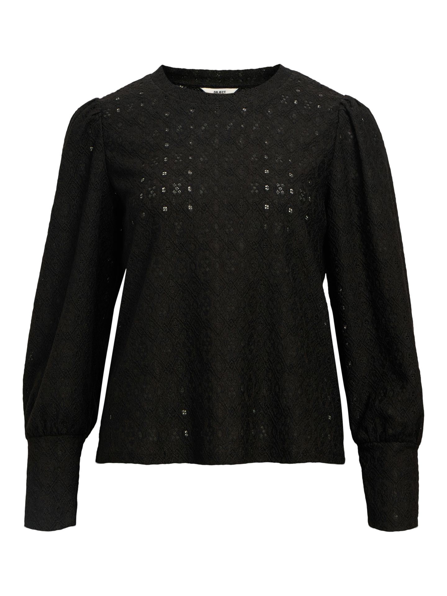 Object OBJLAILA L/S RE TOP NOOS Black 2900158473054