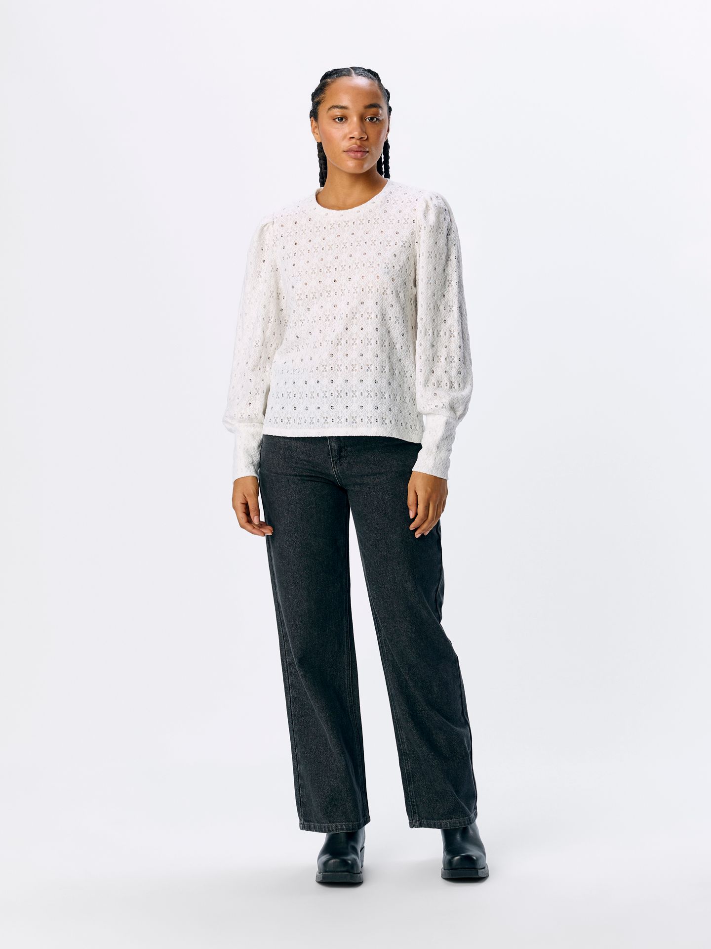 Object OBJLAILA L/S RE TOP NOOS Cloud Dancer 2900158465035 Object OBJLAILA L/S RE TOP NOOS Cloud Dancer 2900158465035