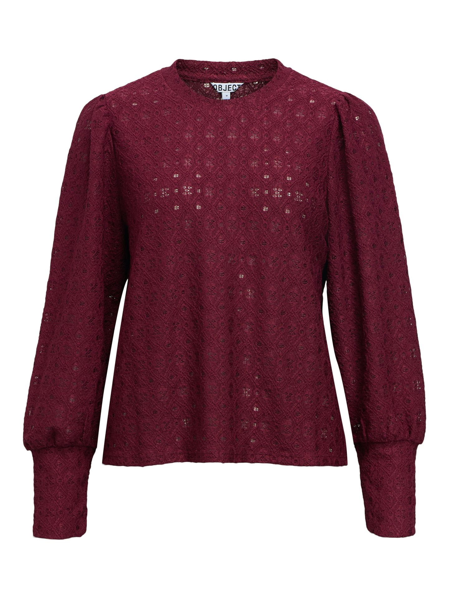 Object OBJLAILA L/S RE TOP NOOS Windsor Wine 00114217-EKA22000400000237