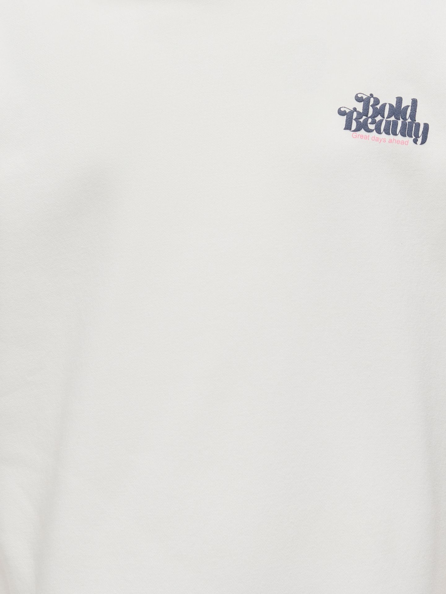 Only KOGHOLLYLIFE L/S PRINTED HOODIE SWT Egret/Beauty 2900158456019